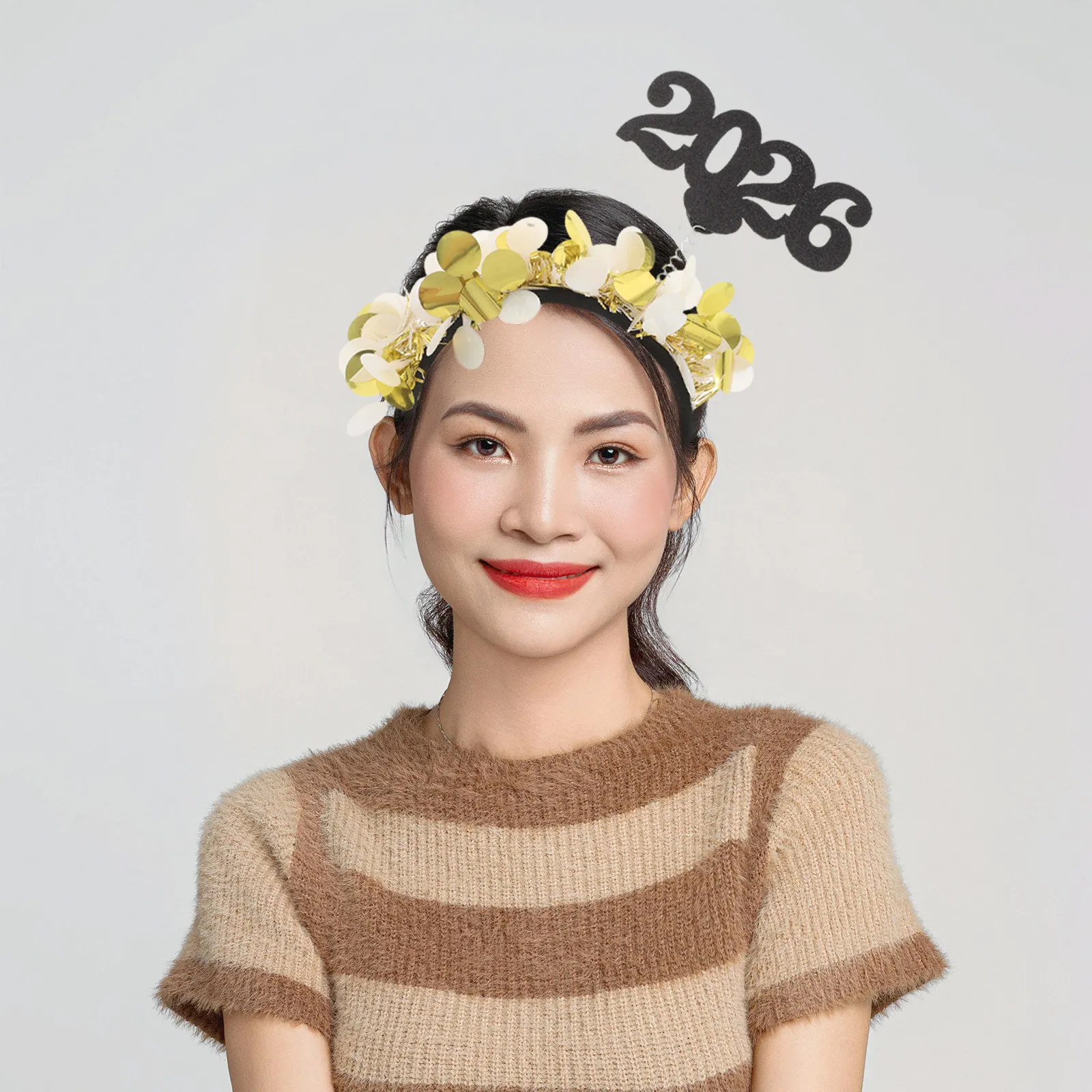 3Pcs New Year Headband Gold Elegant Metallic Circle Party Hairband Holiday Celebration Hair Accessory Festive Photo Booth Props
3Pcs New Year Headband Gold Elegant Metallic Circle Party Hairband Holiday Celebration Hair Accessory Festive Photo Booth Props