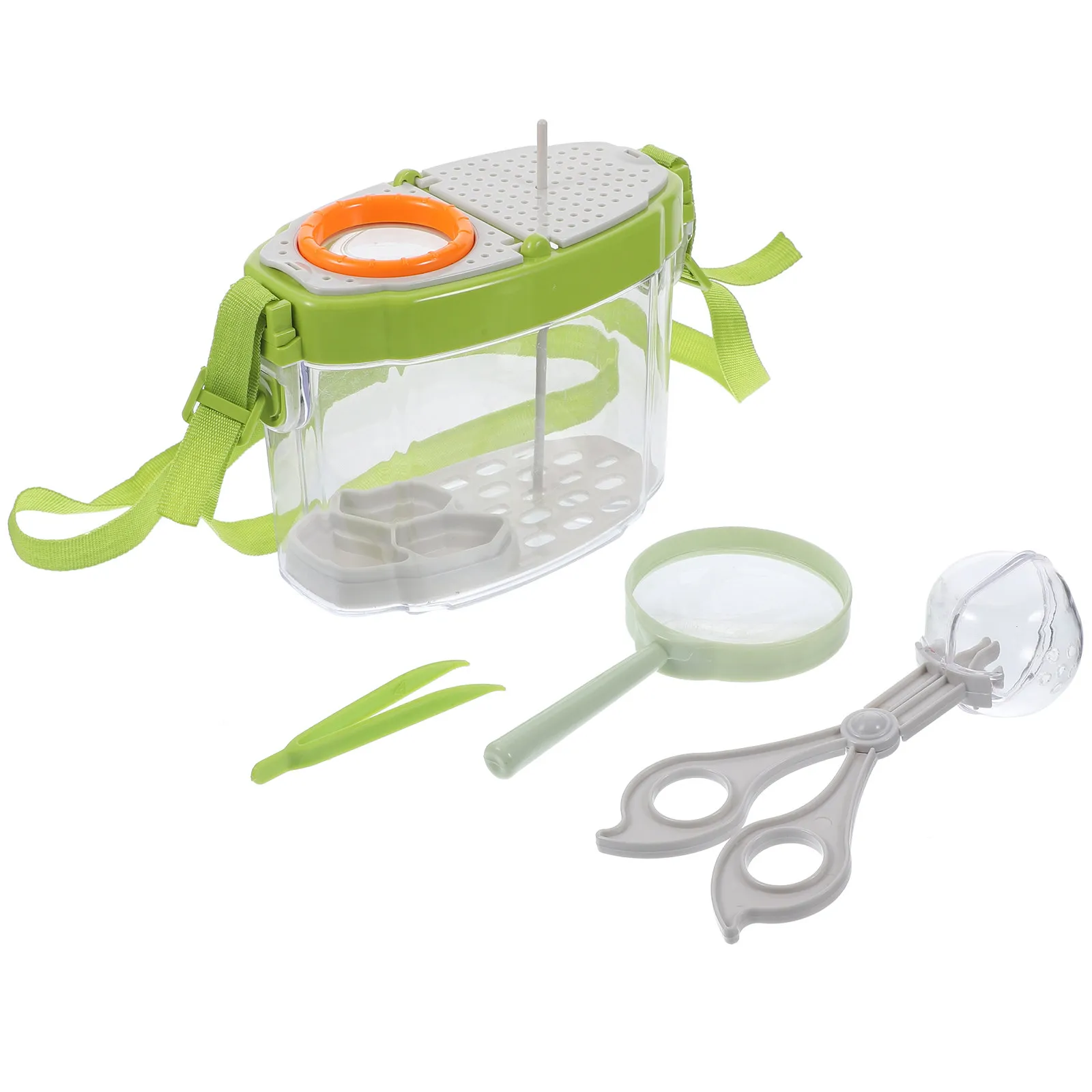 1Set Kids Insect Observation Kit with Magnifying Glass Tweezers Feeding Pad Transparent Box Outdoor Science Exploration Tool
1Set Kids Insect Observation Kit with Magnifying Glass Tweezers Feeding Pad Transparent Box Outdoor Science Exploration Tool