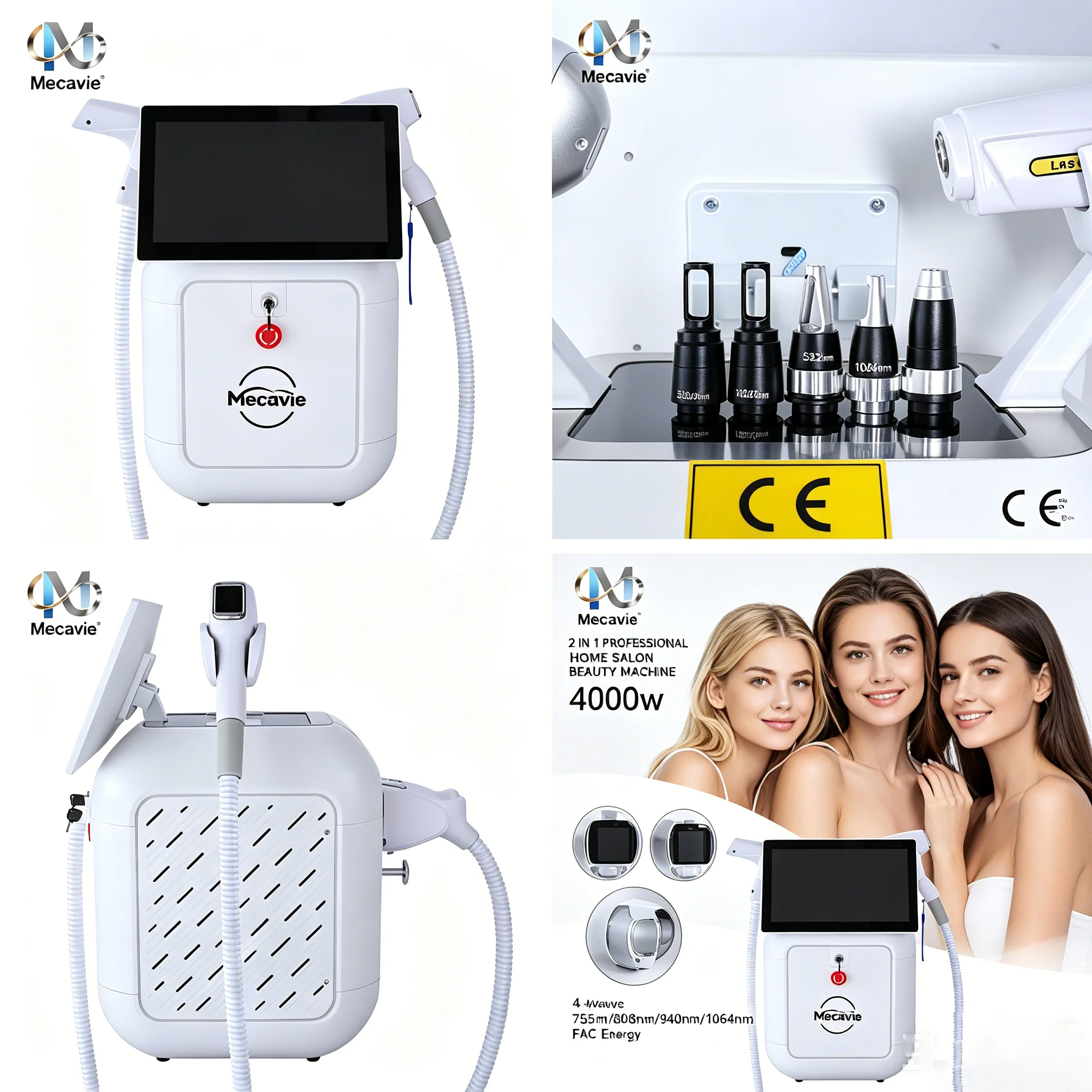 New Upgrade 2-in-1 Ice Titanium Diode Laser Hair Removal And ND YAG Picosecond Tattoo Removal Machine 4000W Strong Heat Dissipation System Permanent Painless Full Body Hair Removal Eyebrow Lip Pigment Remover Black Doll Skin Rejuvenation Professional Salo
New Upgrade 2-in-1 Ice Titanium Diode Laser Hair Removal And ND YAG Picosecond Tattoo Removal Machine 4000W Strong Heat Dissipation System Permanent Painless Full Body Hair Removal Eyebrow Lip Pigment Remover Black Doll Skin Rejuvenation Professional Salo