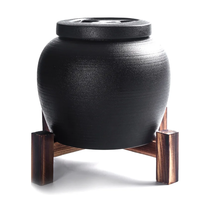 Large capacity stoneware tea pot ceramic tea box sealed tea storage can
Large capacity stoneware tea pot ceramic tea box sealed tea storage can