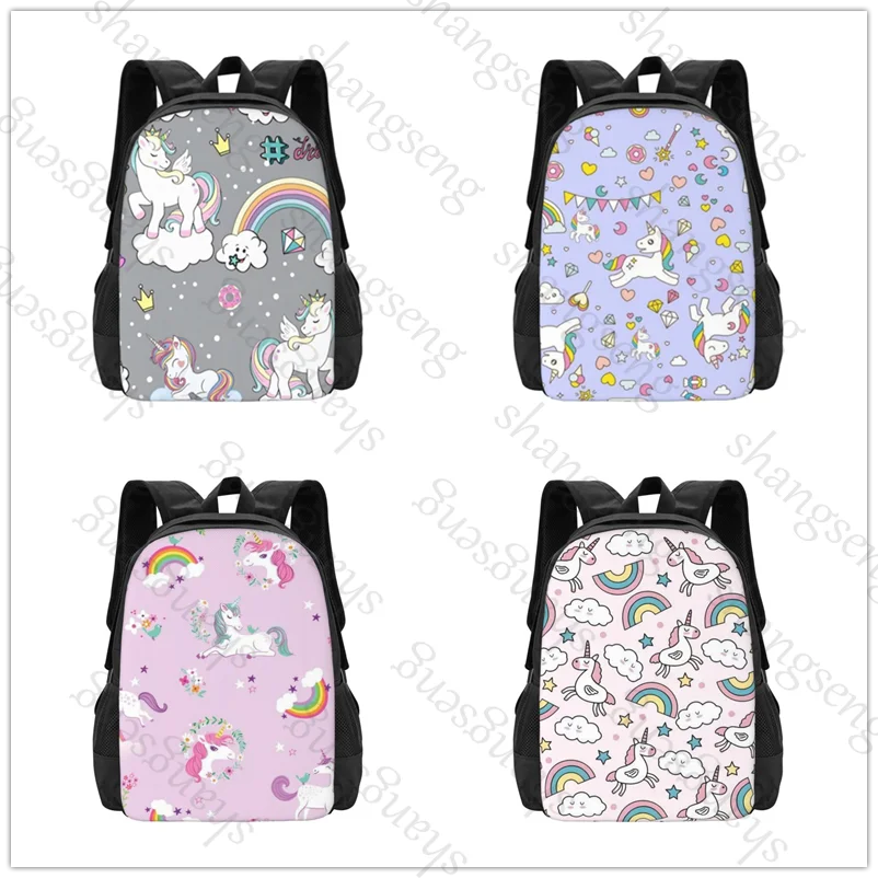 Мультяшный единорог, большая вместительная школьная сумка с принтом для мальчиков и девочек, рюкзак для подростков, студентов, отдыха, путешествий, пригородный рюкзак
Мультяшный единорог, большая вместительная школьная сумка с принтом для мальчиков и девочек, рюкзак для подростков, студентов, отдыха, путешествий, пригородный рюкзак