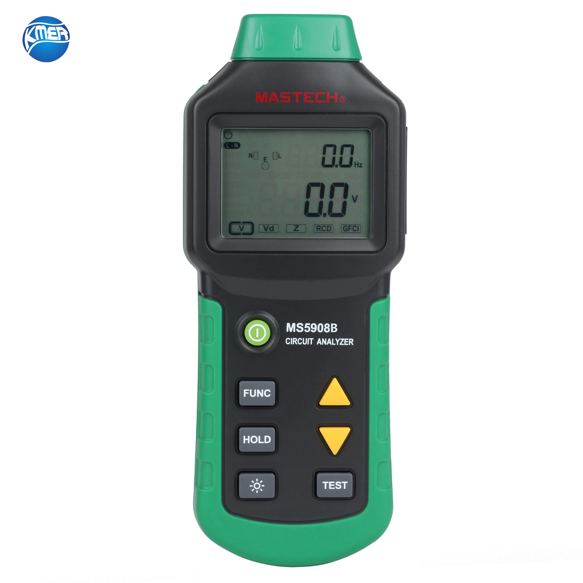 MS5908 LCD Circuit Analyzer Tester With Voltage GFCI RCD Tester Wire Circuit Breaker Finders Tester Tools AC100-240V
MS5908 LCD Circuit Analyzer Tester With Voltage GFCI RCD Tester Wire Circuit Breaker Finders Tester Tools AC100-240V