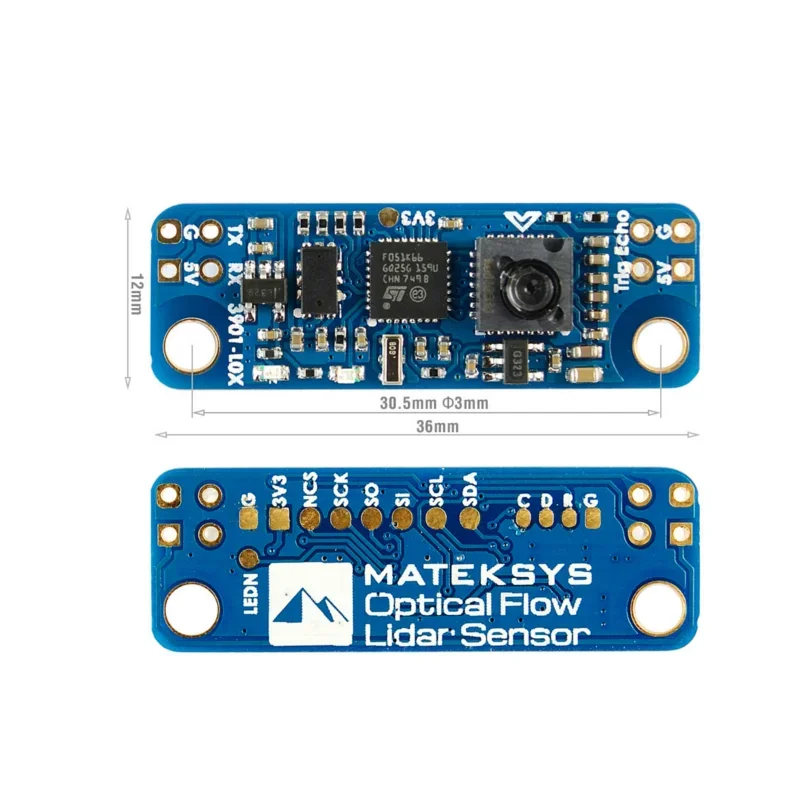 MATEK OPTICAL FLOW & LIDAR SENSOR 3901-L0X INAV Flow Sensor Module for RC FPV Racing Freestyle F4 F7 Flight Controller
MATEK OPTICAL FLOW & LIDAR SENSOR 3901-L0X INAV Flow Sensor Module for RC FPV Racing Freestyle F4 F7 Flight Controller