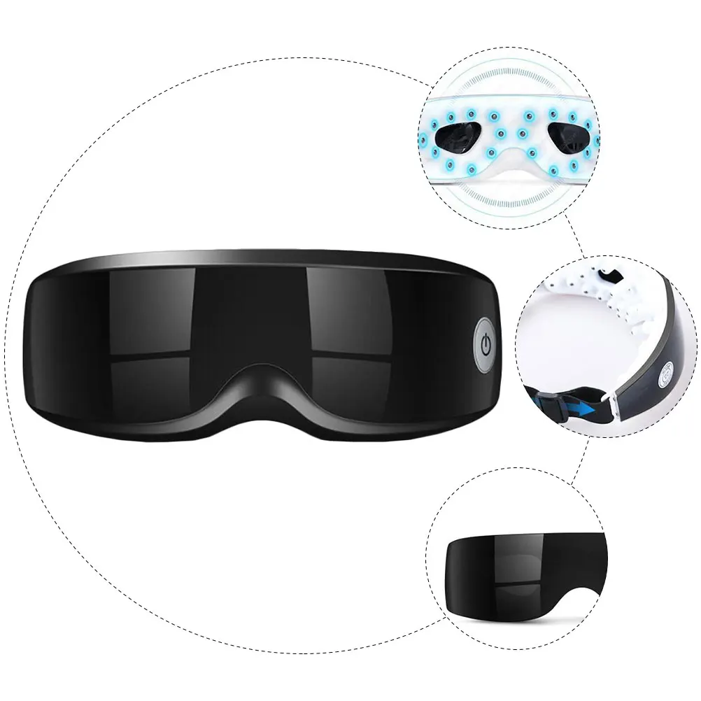 Eye Massager Adjustable Elastic Headband Magnetic Acupoints Vibration Therapy For Relieve Eye Fatigue Dry Eyes Electric
Eye Massager Adjustable Elastic Headband Magnetic Acupoints Vibration Therapy For Relieve Eye Fatigue Dry Eyes Electric