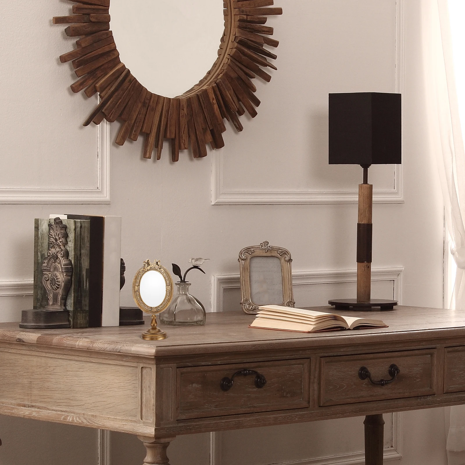 Makeup Mirror Desktop Aesthetic Vanity Table Mirror European Style Portable Lightweight Hd Reflective Surface for Bedroom Living
Makeup Mirror Desktop Aesthetic Vanity Table Mirror European Style Portable Lightweight Hd Reflective Surface for Bedroom Living