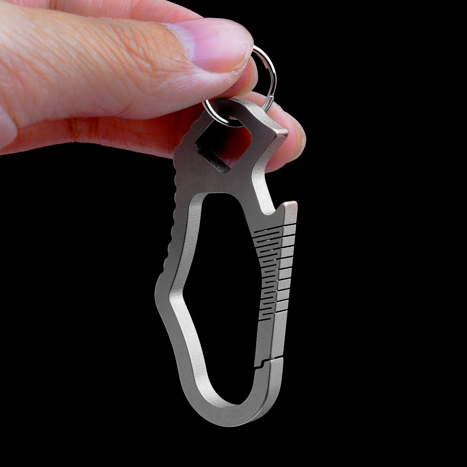 TIGLE Titanium Alloy Functional Keychain With Bottle Opener Outdoor EDC Mini Tool Simple Generous
TIGLE Titanium Alloy Functional Keychain With Bottle Opener Outdoor EDC Mini Tool Simple Generous