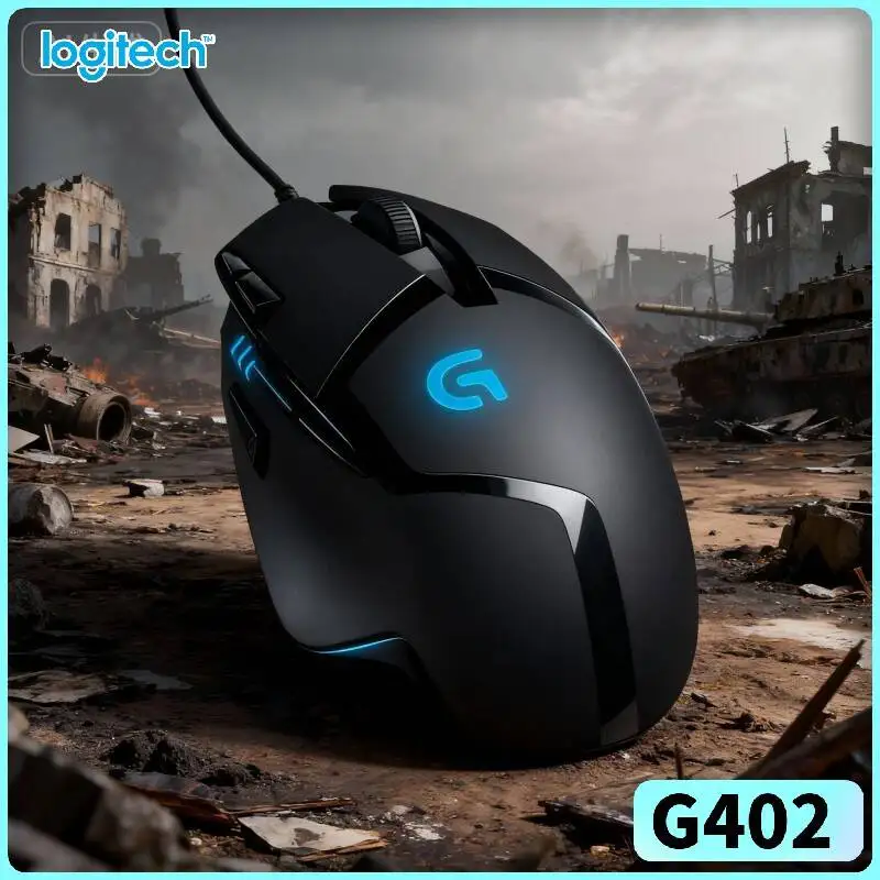 Wired Logitech G402 Hyperion Fury Optical Mouse, Adjustable DPI, Ergonomic Grip for Long Gaming Sessions G102/G203/M100R
Wired Logitech G402 Hyperion Fury Optical Mouse, Adjustable DPI, Ergonomic Grip for Long Gaming Sessions G102/G203/M100R