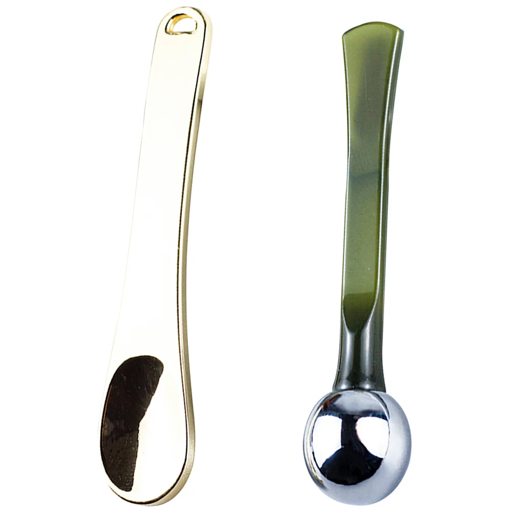 2Pcs Face Cream Spoons Mini Spatula for Skincare Applicator Tool Smooth Lightweight Non-Scratch Beauty Scoop
2Pcs Face Cream Spoons Mini Spatula for Skincare Applicator Tool Smooth Lightweight Non-Scratch Beauty Scoop