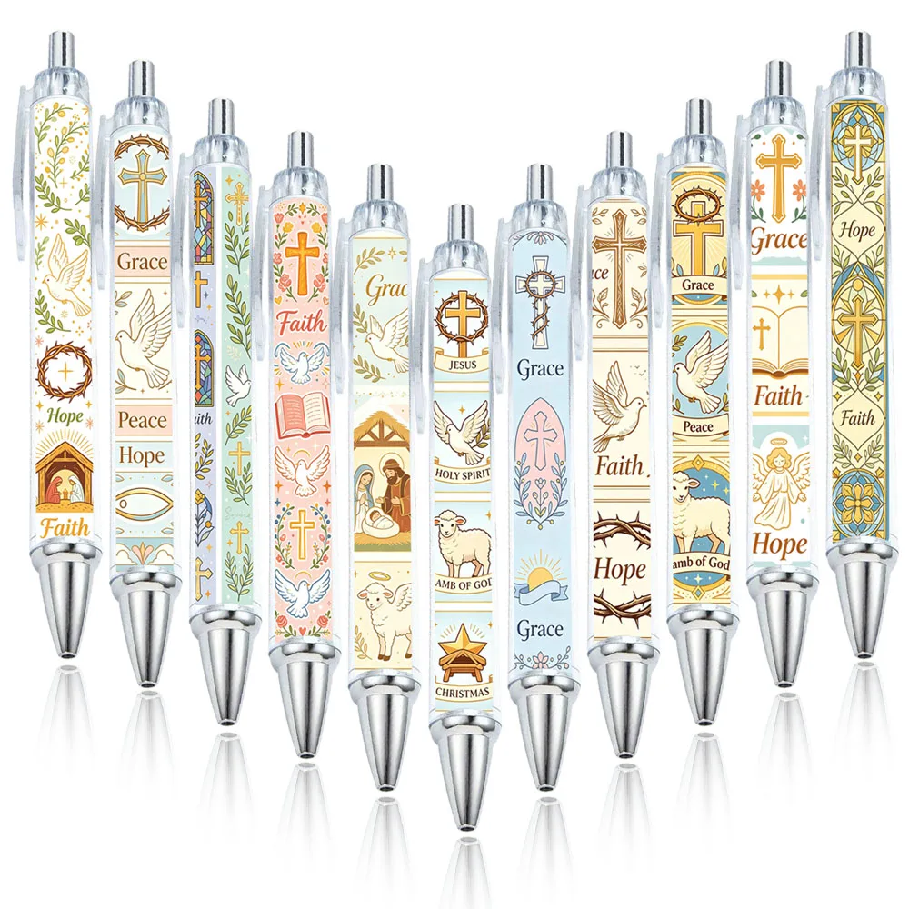 11pcs/22pcs Religious themed pattern ballpoint pen gift ballpoint pen
11pcs/22pcs Religious themed pattern ballpoint pen gift ballpoint pen