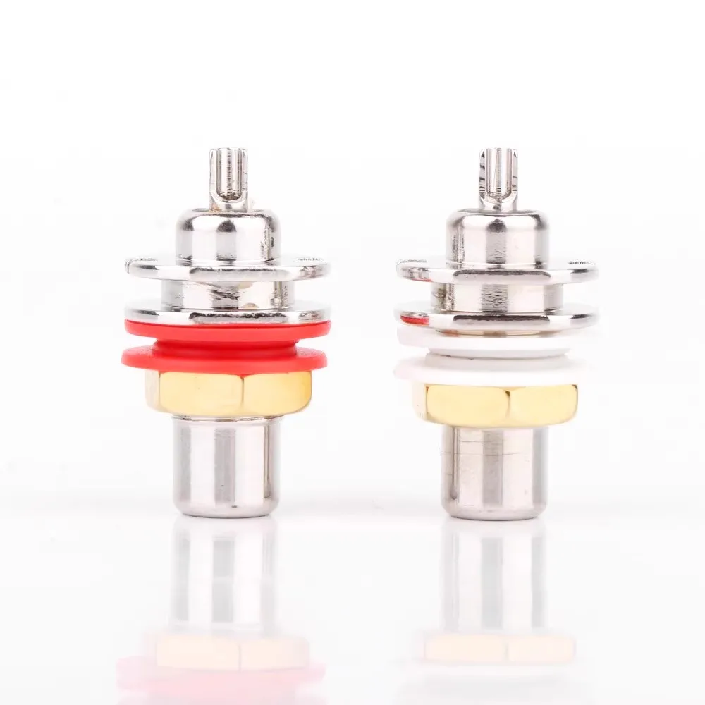 HIFI CARDAS RCA Female Plug Rhodium Plated Connector GRFA Thick Jack Chassis Panel Mount Adapter Audio Terminal
HIFI CARDAS RCA Female Plug Rhodium Plated Connector GRFA Thick Jack Chassis Panel Mount Adapter Audio Terminal