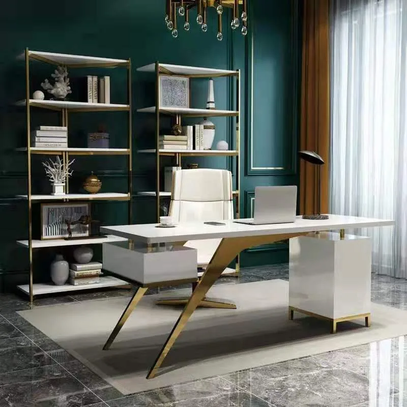 Postmodern light luxury desk study simple medical beauty consultation office desk chair boss table desktop computer desk writing
Postmodern light luxury desk study simple medical beauty consultation office desk chair boss table desktop computer desk writing