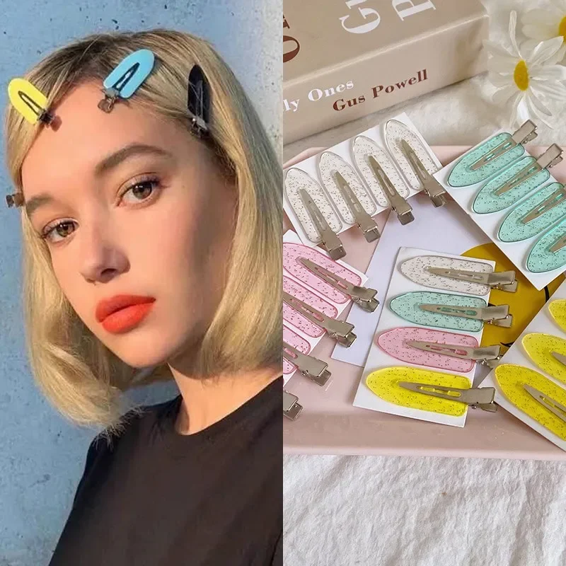 4Pcs Professional Styling Makeup Tool Bangs Glitter Hair Clip for Women Girl Barrettes Salon Seamless Hair Pins Hair Accessories
4Pcs Professional Styling Makeup Tool Bangs Glitter Hair Clip for Women Girl Barrettes Salon Seamless Hair Pins Hair Accessories