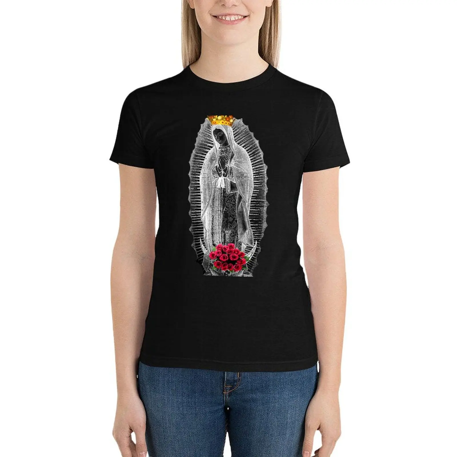 Our Lady of Guadalupe Virgin Mary of Mexico Mexican Tilma Juan Diego 201-2020 T-Shirt animal prinfor plain Women's tee shirt
Our Lady of Guadalupe Virgin Mary of Mexico Mexican Tilma Juan Diego 201-2020 T-Shirt animal prinfor plain Women's tee shirt