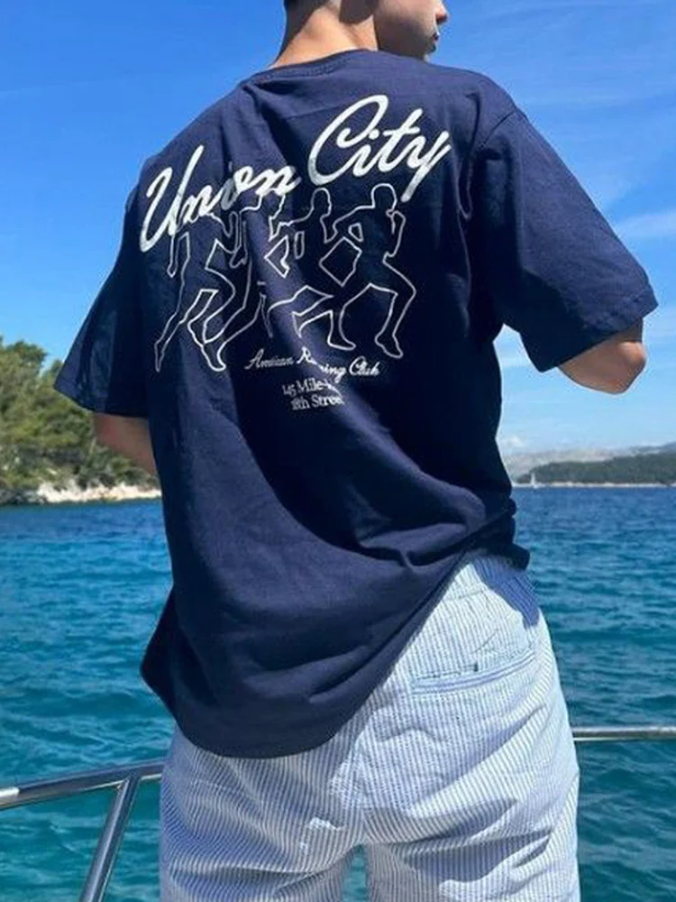 Wang Studio Graffiti Short Sleeve T-Shirt Couple Matching High-End Dark Blue Top Innovative Design Summer 2026 Fashion Accessory
Wang Studio Graffiti Short Sleeve T-Shirt Couple Matching High-End Dark Blue Top Innovative Design Summer 2026 Fashion Accessory