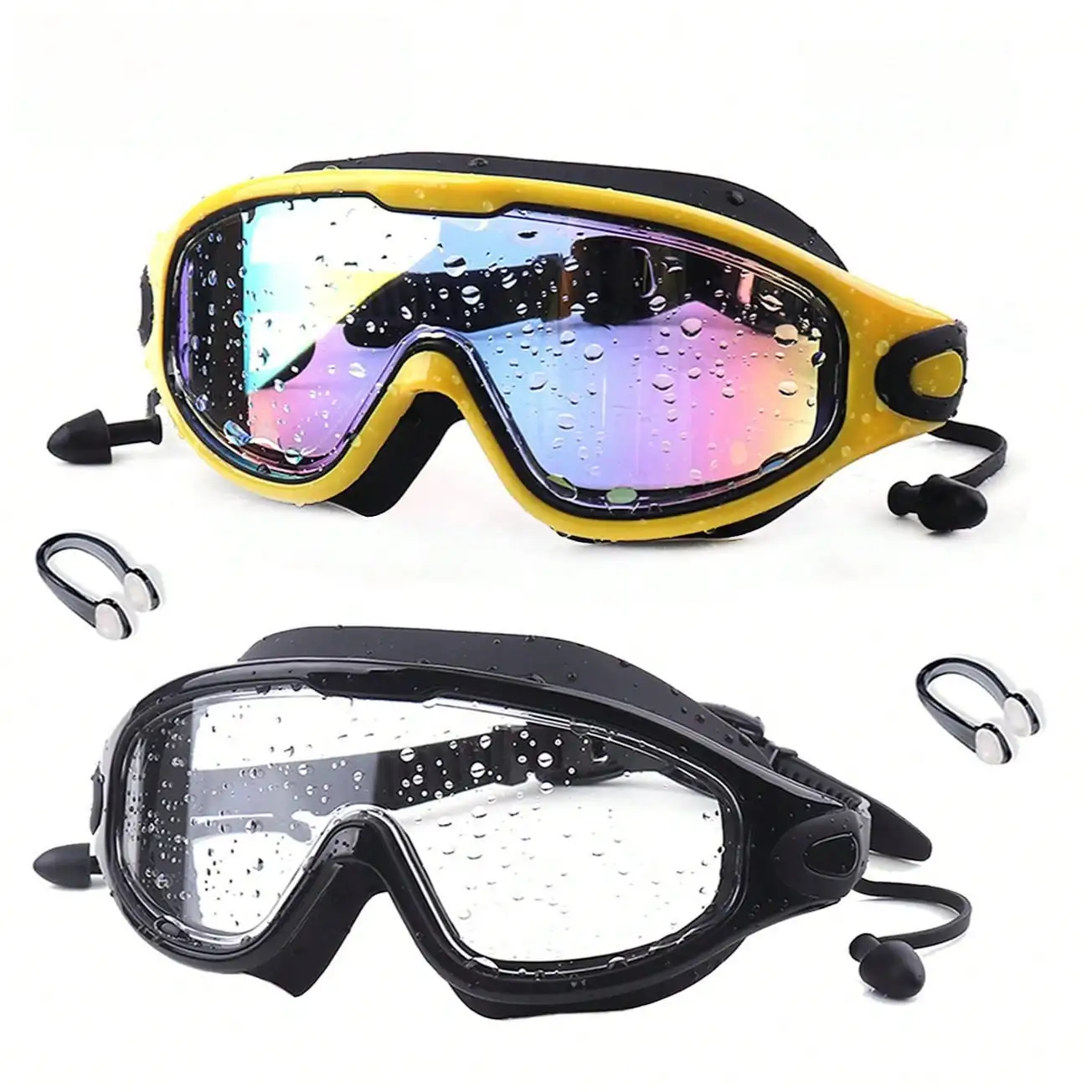 Swimming Goggles for Adults; Unisex; Hd Waterproof and Anti-Fog; Large, Smooth Frame Swimming Goggles; Swimming Equipment
Swimming Goggles for Adults; Unisex; Hd Waterproof and Anti-Fog; Large, Smooth Frame Swimming Goggles; Swimming Equipment