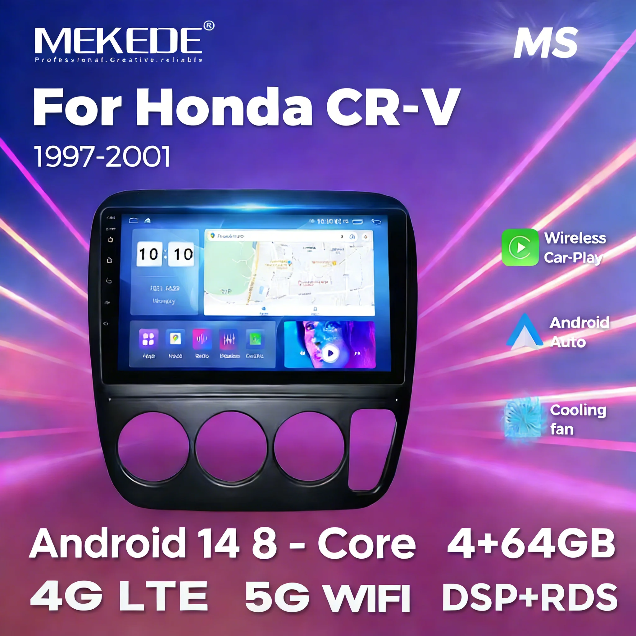MEKEDE 2-диночное радио для Honda CR-V CRV 1997 1998 1999 2000 2001 Android 4G LTE Автомобильный мультимедийный видеоплеер BT WIFI Carplay Stereo
MEKEDE 2-диночное радио для Honda CR-V CRV 1997 1998 1999 2000 2001 Android 4G LTE Автомобильный мультимедийный видеоплеер BT WIFI Carplay Stereo