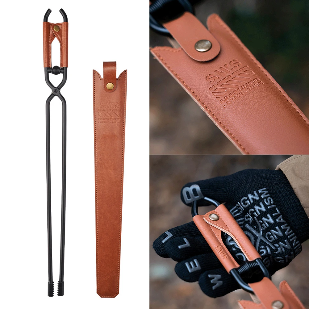 Пожарный покер для кемпинга с кожаным чехлом, утолщенные щипцы для огня, щипцы для выжигания барбекю из углеродистой стали, инструменты для барбекю на открытом воздухе
Пожарный покер для кемпинга с кожаным чехлом, утолщенные щипцы для огня, щипцы для выжигания барбекю из углеродистой стали, инструменты для барбекю на открытом воздухе