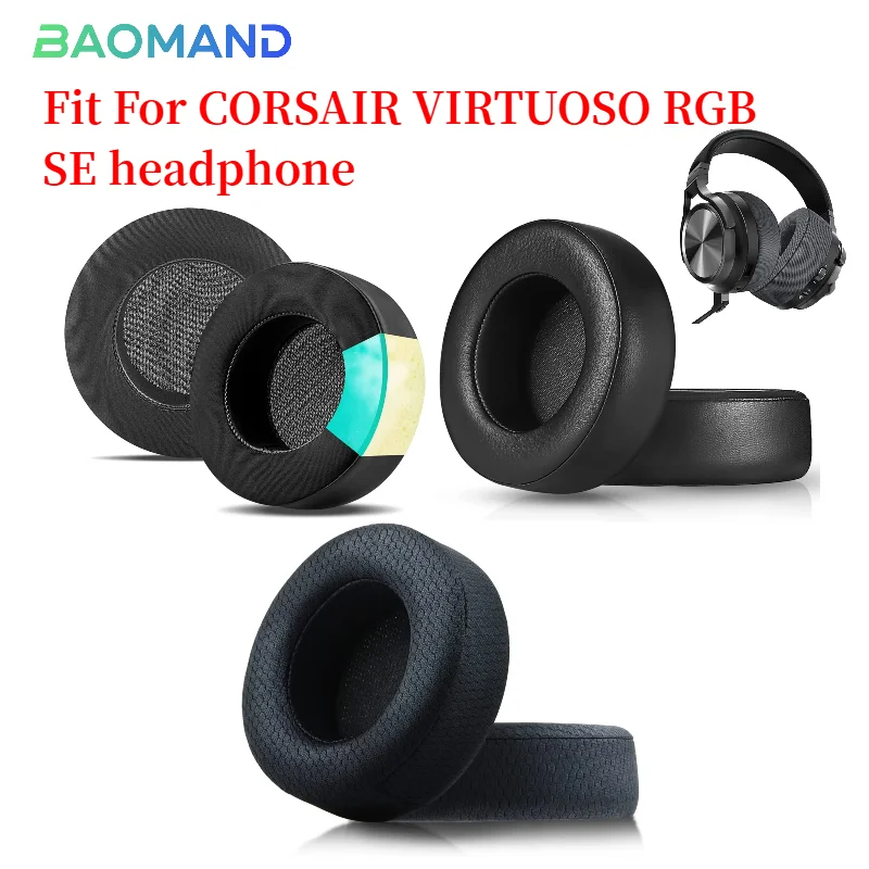 Ear pads for CORSAIR VIRTUOSO RGB SE replacement Earpads Leather Sleeve Cooling Gel Earmuff Memory Covers Sponge Soft
Ear pads for CORSAIR VIRTUOSO RGB SE replacement Earpads Leather Sleeve Cooling Gel Earmuff Memory Covers Sponge Soft