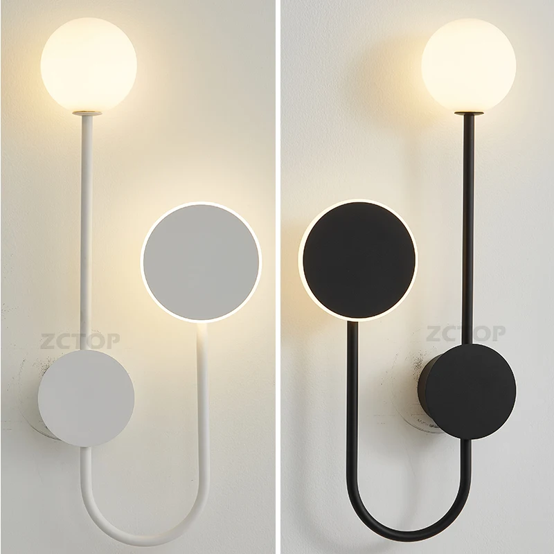 Minimalist LED Wall Lamp Rotating Black White Wall Light Living Room Bedroom Staircase Home Indoor Decor Bedside Wall Sconces
Minimalist LED Wall Lamp Rotating Black White Wall Light Living Room Bedroom Staircase Home Indoor Decor Bedside Wall Sconces
