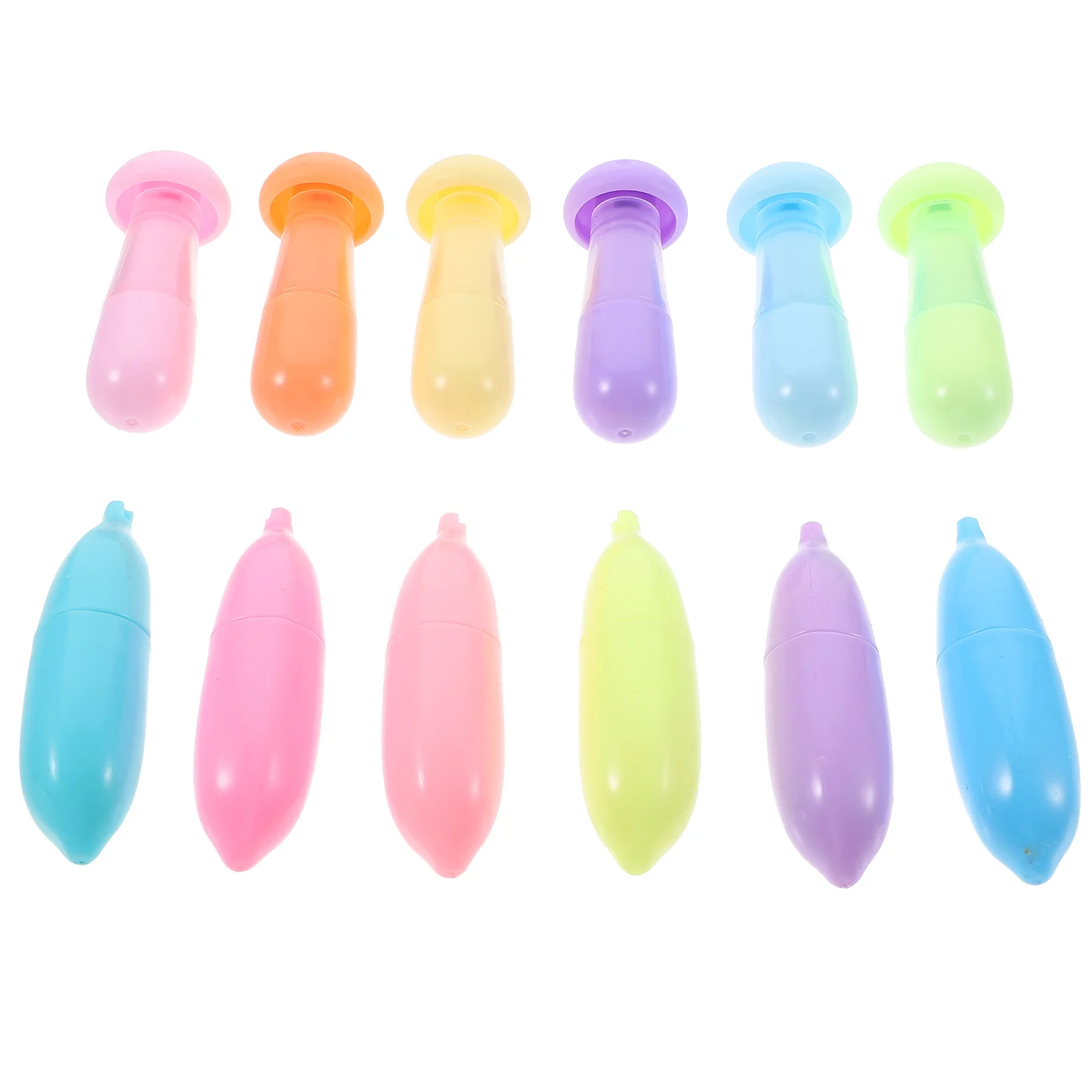 12 Pcs Cartoon Shape Highlighter Pens Cute Mini Fluorescent Markers Bright Color Office School Supplies for Students Easy Grip
12 Pcs Cartoon Shape Highlighter Pens Cute Mini Fluorescent Markers Bright Color Office School Supplies for Students Easy Grip
