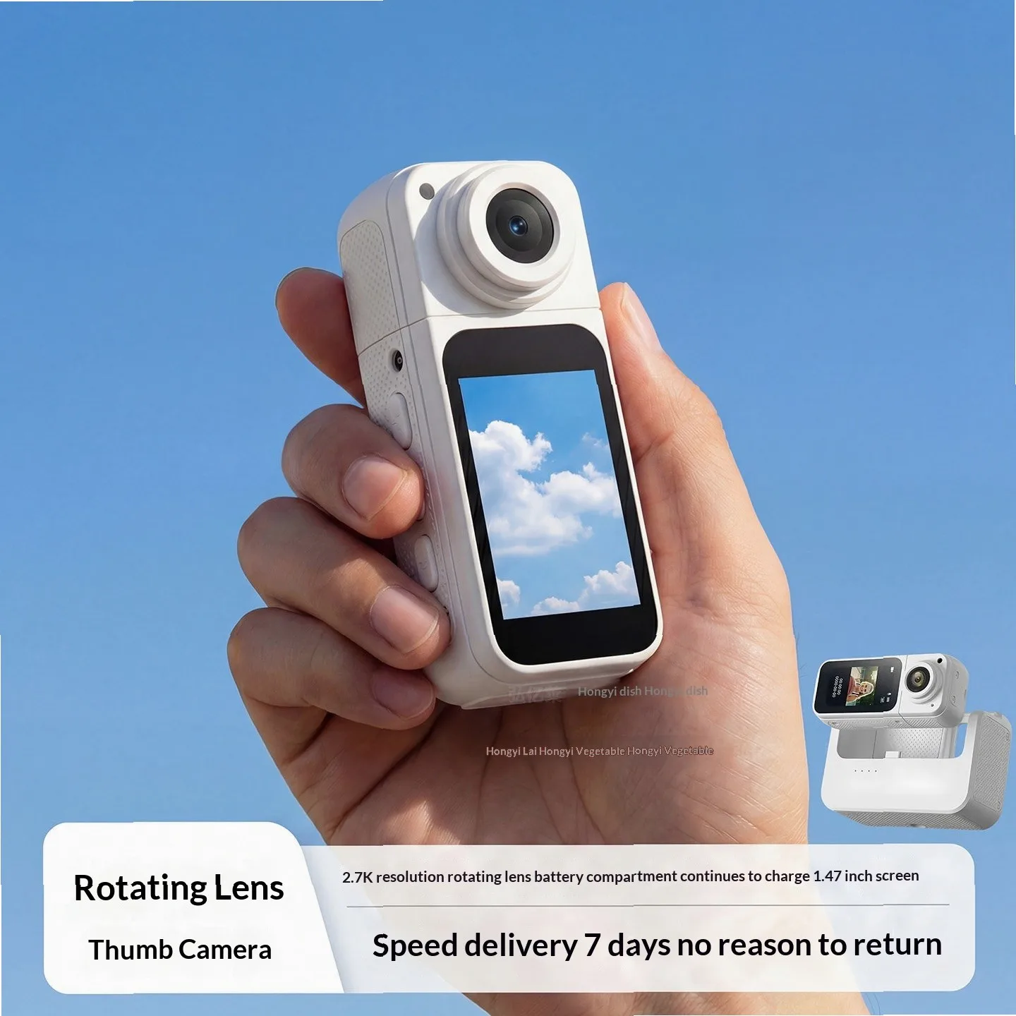 1.4 Inch 4K Magnetic Mini Thumb Camera 180° Rotation Lens Anti-Shake Camera for Motorcycle Outdoor
1.4 Inch 4K Magnetic Mini Thumb Camera 180° Rotation Lens Anti-Shake Camera for Motorcycle Outdoor