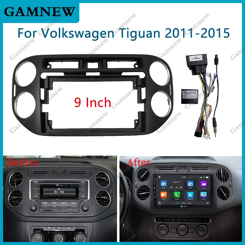 9 Inch Car Frame Fascia Adapter Canbus Box Decoder Android Radio Dash Fitting Panel Kit For Volkswagen Tiguan 2011-2015
9 Inch Car Frame Fascia Adapter Canbus Box Decoder Android Radio Dash Fitting Panel Kit For Volkswagen Tiguan 2011-2015