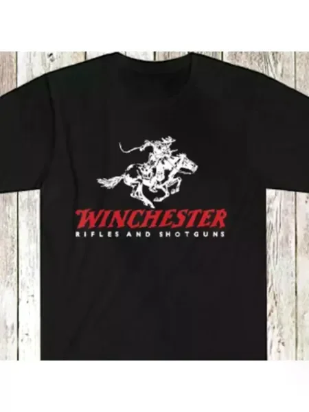 Winchester Firearms Men's Black T-Shirt - Winchester Rifles & Shotguns Graphic, 100% Cotton,
Winchester Firearms Men's Black T-Shirt - Winchester Rifles & Shotguns Graphic, 100% Cotton,
