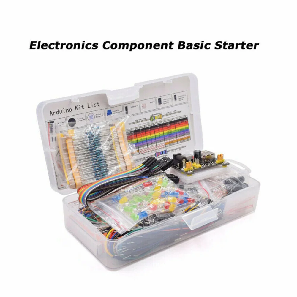 With Storage Box Electronic Component set Breadboard Electrolytic Capacitors Equipment For Power Supply
With Storage Box Electronic Component set Breadboard Electrolytic Capacitors Equipment For Power Supply