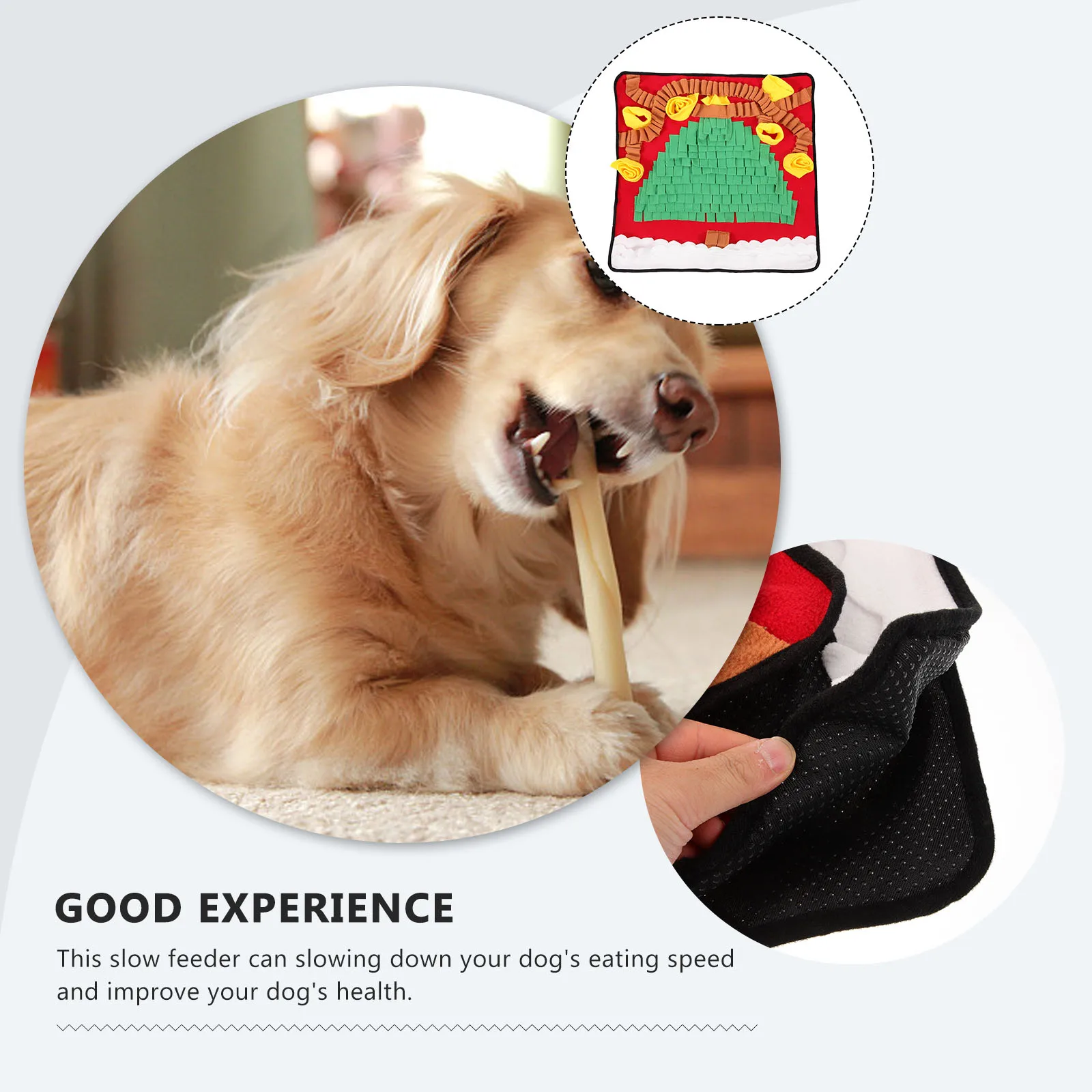 Pet Sniffing Pad Slow Feeder Mat Dog Snuffle Mats Christmas Puppy Licking Flannel Foraging
Pet Sniffing Pad Slow Feeder Mat Dog Snuffle Mats Christmas Puppy Licking Flannel Foraging