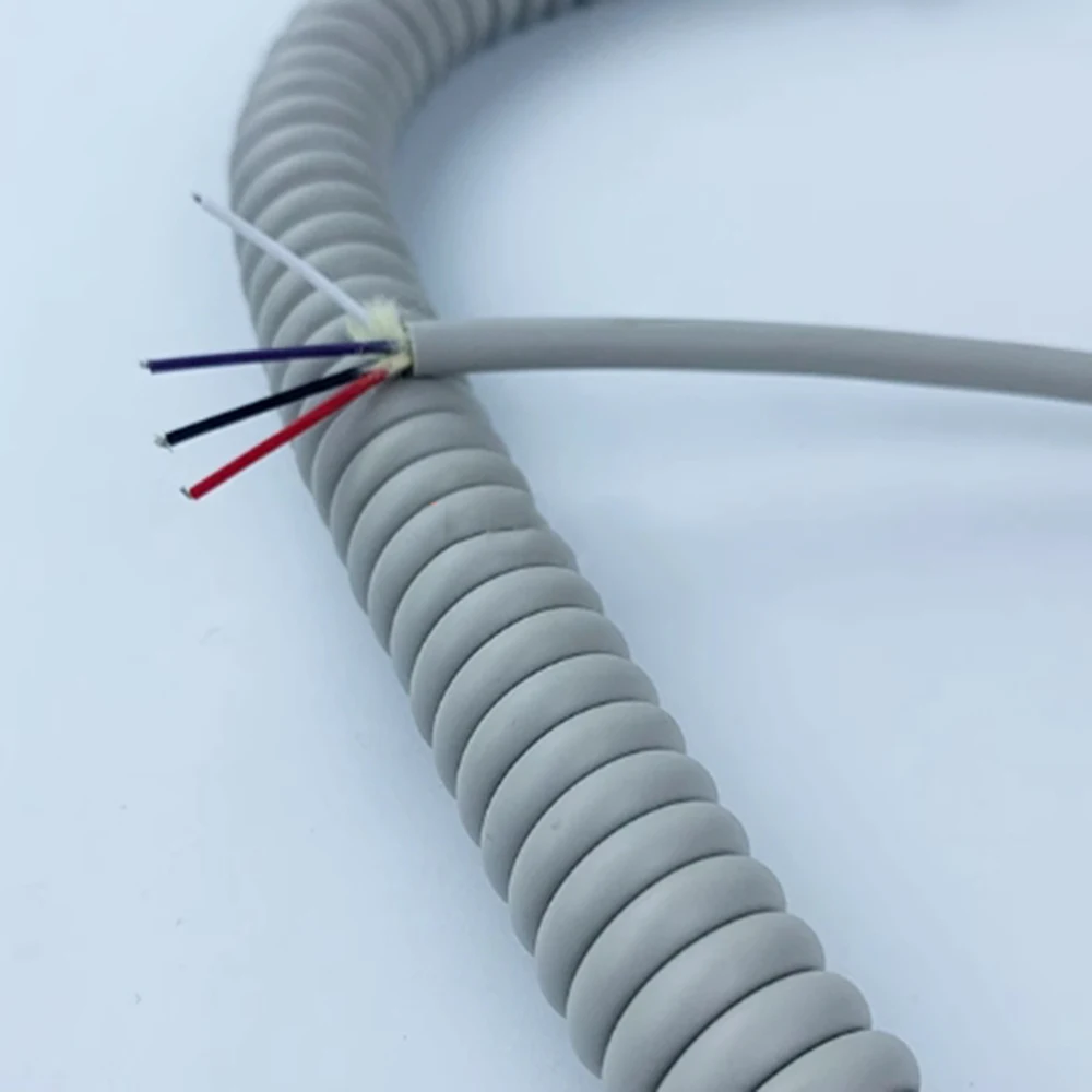4-Core 22AWG High Elastic PU Gray Extension Cord Copper Core Power Cable 0.3mm2 Stretchable Spiral Electrical Wire
4-Core 22AWG High Elastic PU Gray Extension Cord Copper Core Power Cable 0.3mm2 Stretchable Spiral Electrical Wire