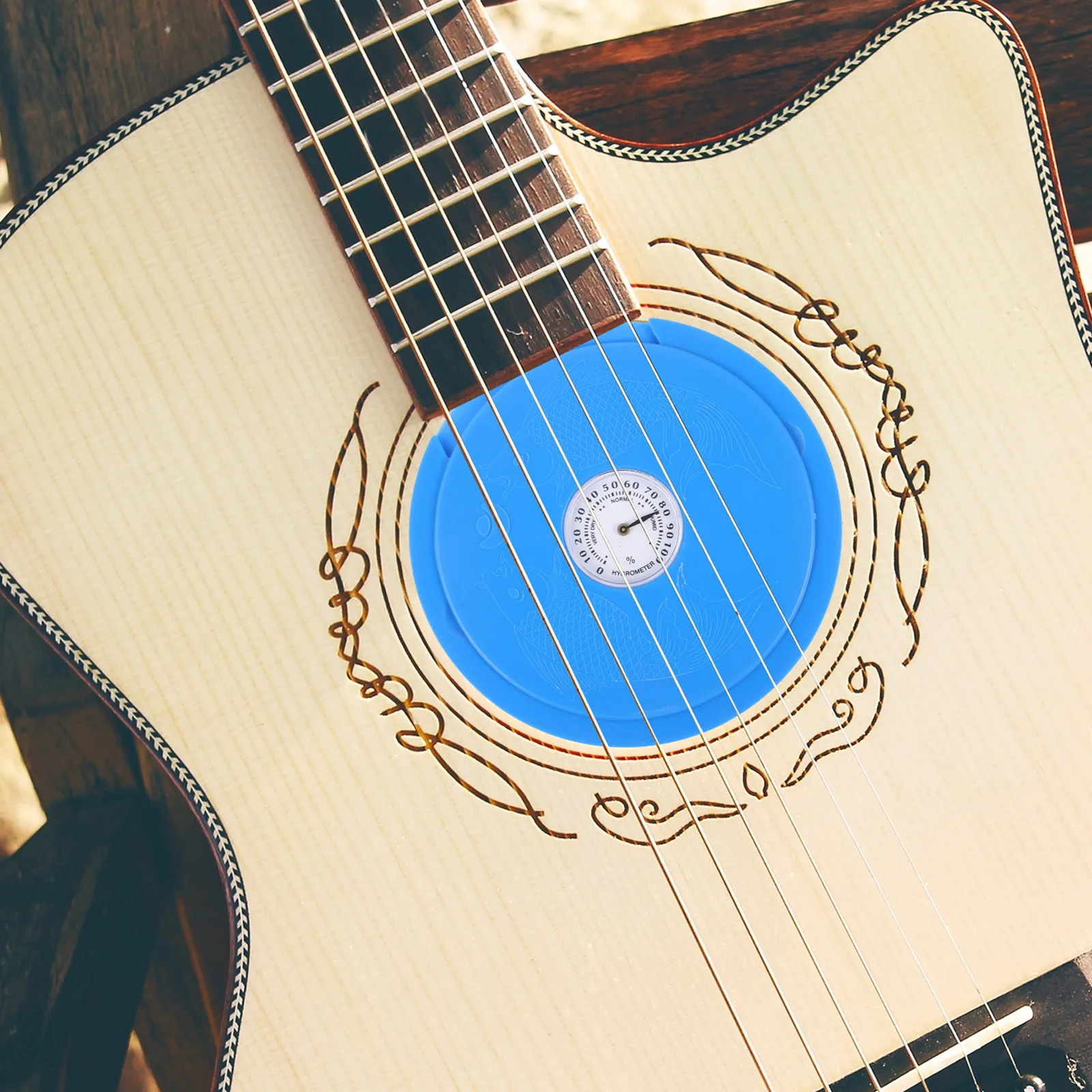 Acoustic Guitar Humidifier Sound Hole Humidifier ABS Material Hygrometer for Guitar Maintenance Crack Warping Prevention
Acoustic Guitar Humidifier Sound Hole Humidifier ABS Material Hygrometer for Guitar Maintenance Crack Warping Prevention