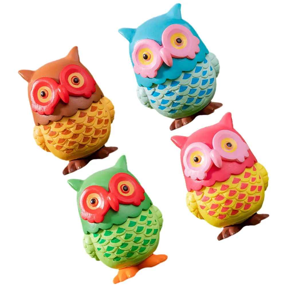 4 Pcs Resin Owl Decorations Bright Color Non-fading Eye Owls Gifts Accessories for Home Garden Craft Decoration
4 Pcs Resin Owl Decorations Bright Color Non-fading Eye Owls Gifts Accessories for Home Garden Craft Decoration