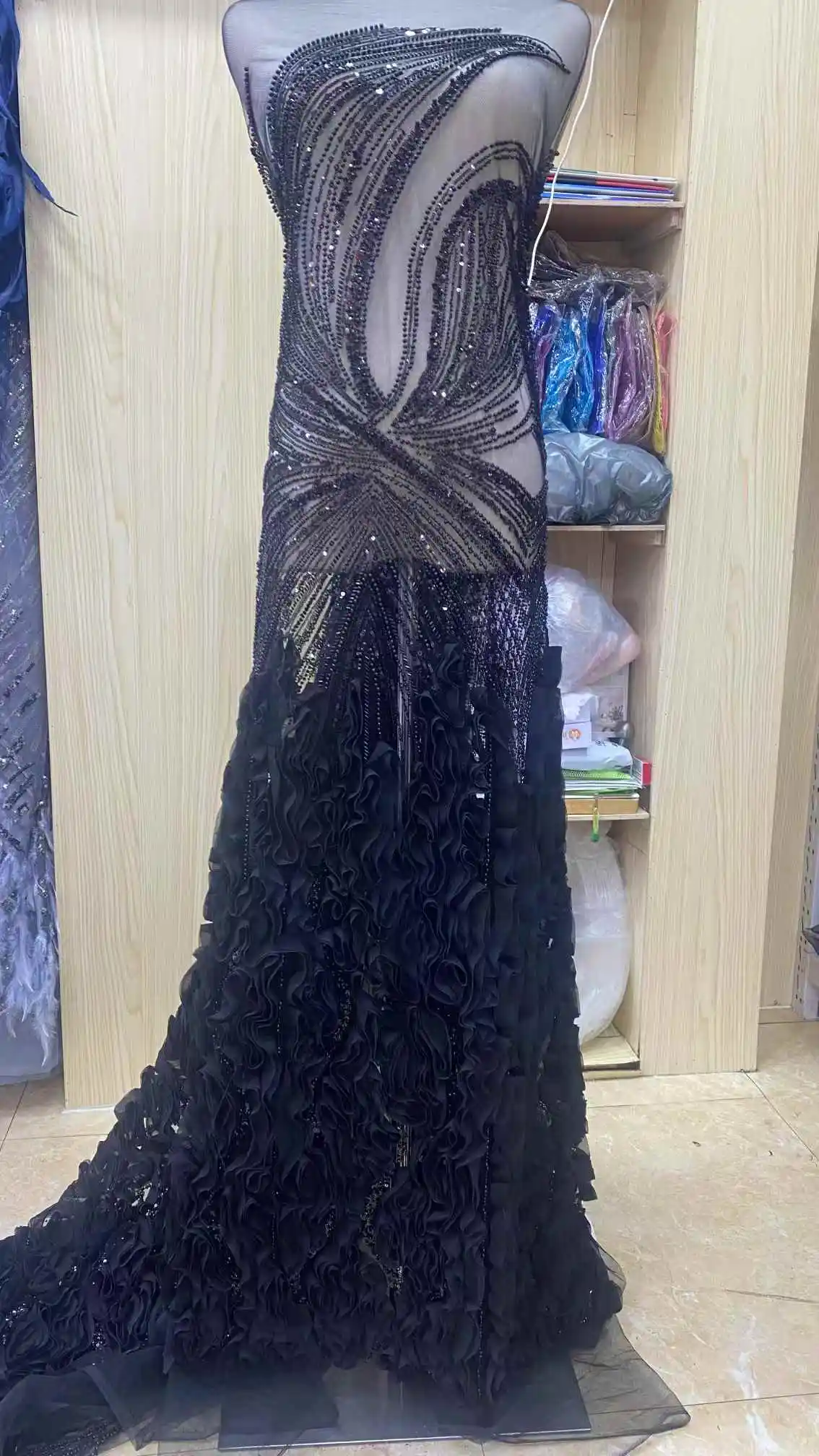 2025 French Beads Sequins Lace 5 Yards Latest 3D African Nigerian Tulle Laces Fabric High Quality Embroidered Lace For Bridal
2025 French Beads Sequins Lace 5 Yards Latest 3D African Nigerian Tulle Laces Fabric High Quality Embroidered Lace For Bridal