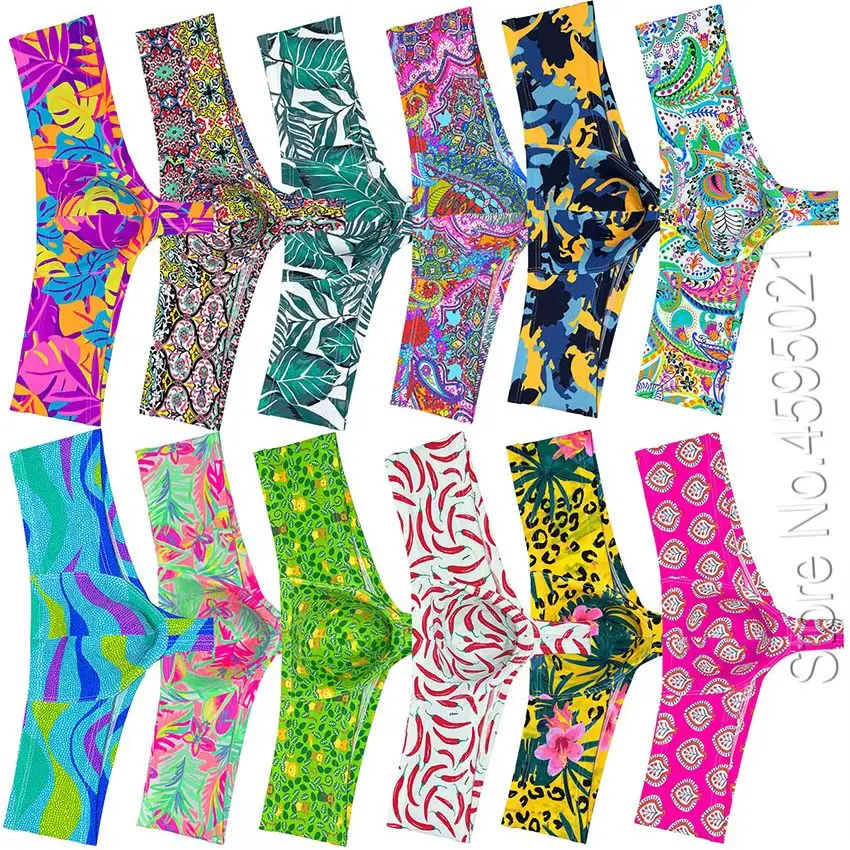 Men's Bikini Briefs Printed Brazilian Underwear Sexy Enhance Pouch Mini Boxer Briefs 1/2 Back Bottom Hipster Mini Bikini Panties
Men's Bikini Briefs Printed Brazilian Underwear Sexy Enhance Pouch Mini Boxer Briefs 1/2 Back Bottom Hipster Mini Bikini Panties