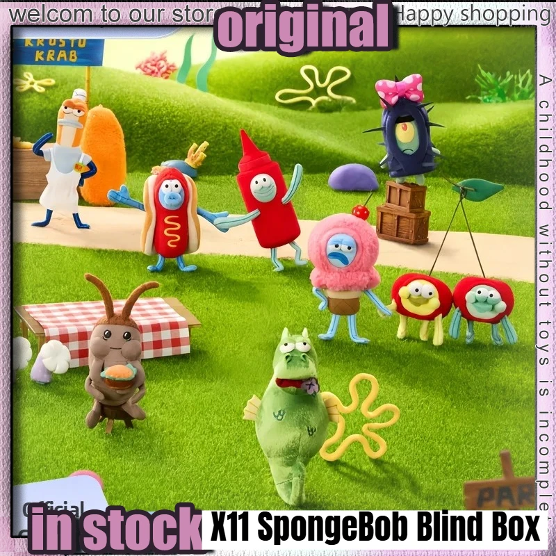 Genuine X11 Super Delicious Welcome To Bikini Bottom Blind Box Plankton Cute Plush Bag Keychain Funny Figure Collectible Toy
Genuine X11 Super Delicious Welcome To Bikini Bottom Blind Box Plankton Cute Plush Bag Keychain Funny Figure Collectible Toy