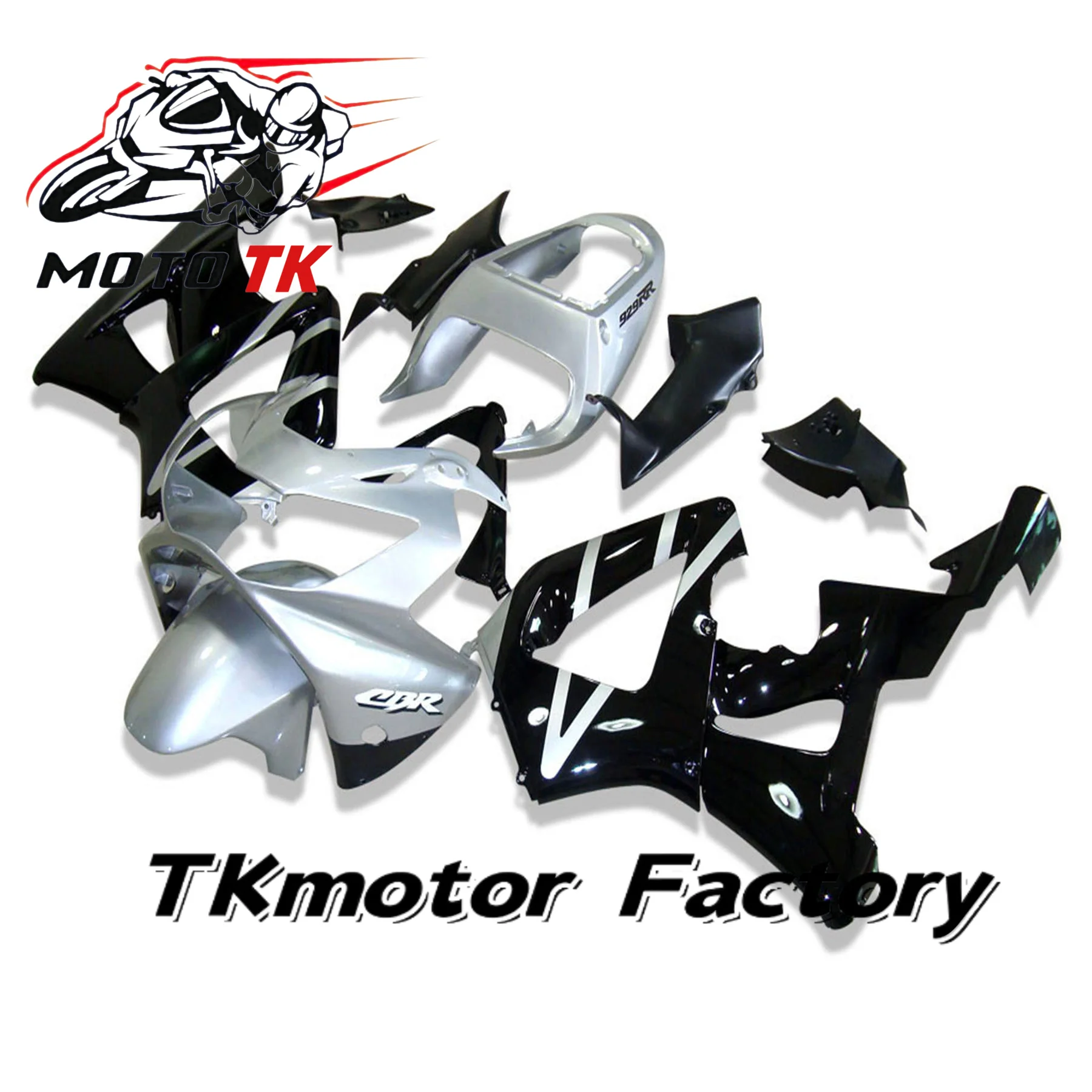 Injection Molded Full Fairing Kit for Honda CBR900 929 2000 2001 Motorcycle Bodywork Assembly
Injection Molded Full Fairing Kit for Honda CBR900 929 2000 2001 Motorcycle Bodywork Assembly