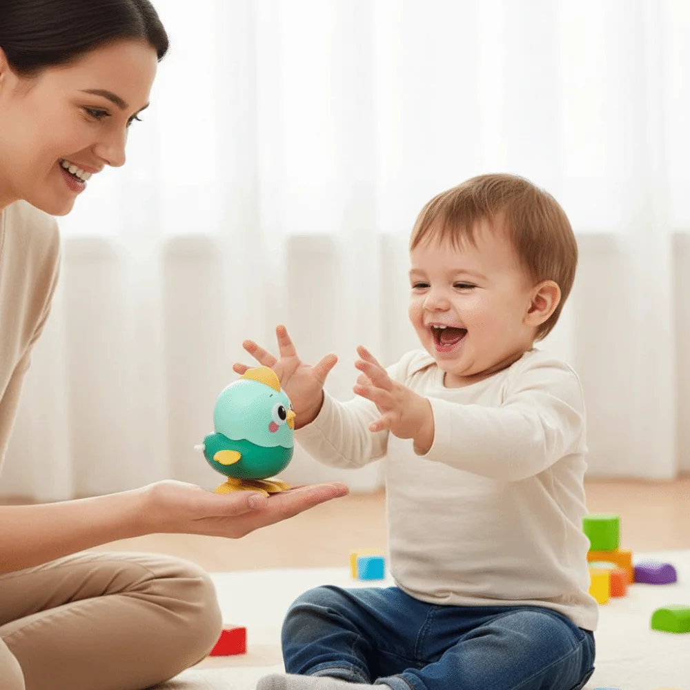 Colorful Design Jumping Chicken Funny Movement Durable Construction Clockwork Small Animal Shape Rocky Swing Motion
Colorful Design Jumping Chicken Funny Movement Durable Construction Clockwork Small Animal Shape Rocky Swing Motion