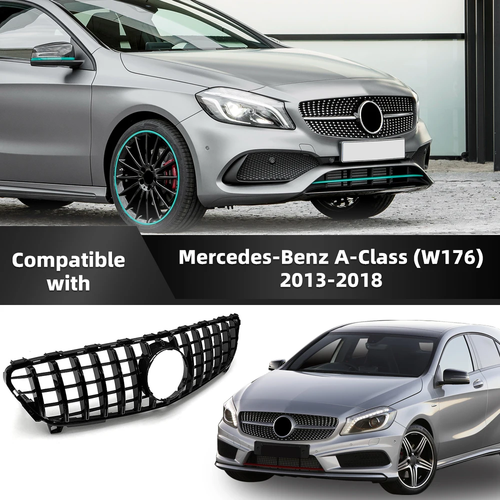 For Mercedes-Benz W176 GT 2013-2018 Car Front Bumper Grille Racing Grills Protective Cover Replacement Auto Interior Accessories
For Mercedes-Benz W176 GT 2013-2018 Car Front Bumper Grille Racing Grills Protective Cover Replacement Auto Interior Accessories