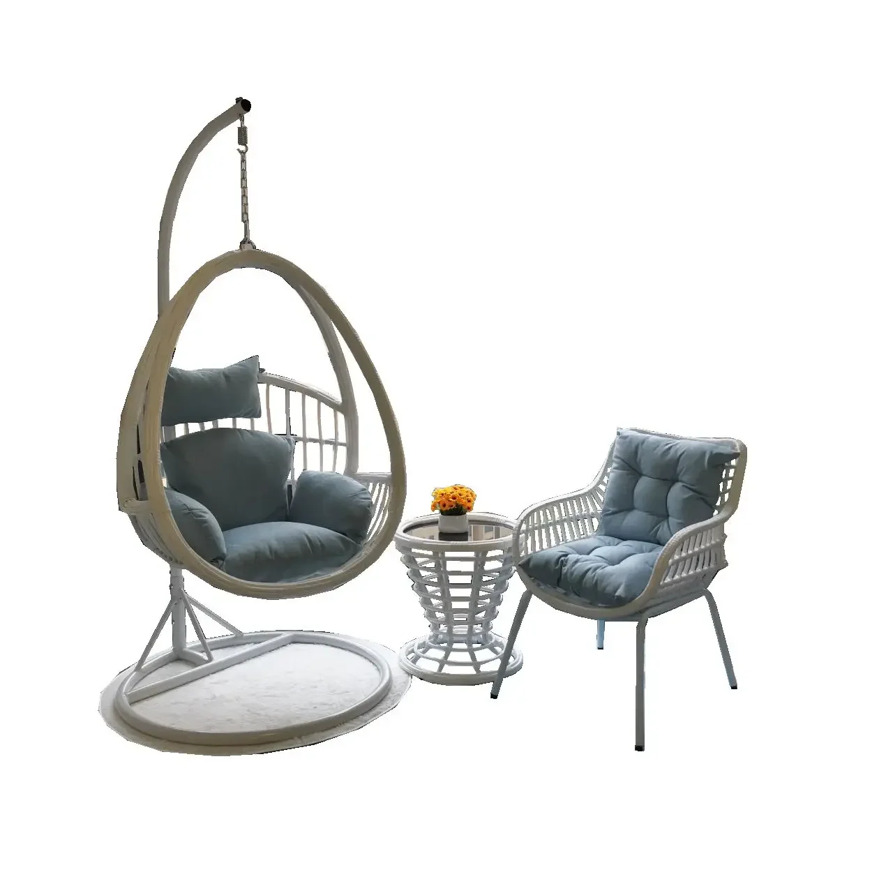 Hanging basket rattan chair swing outdoor bird's nest indoor balcony table chair household hammock lazy chair
Hanging basket rattan chair swing outdoor bird's nest indoor balcony table chair household hammock lazy chair