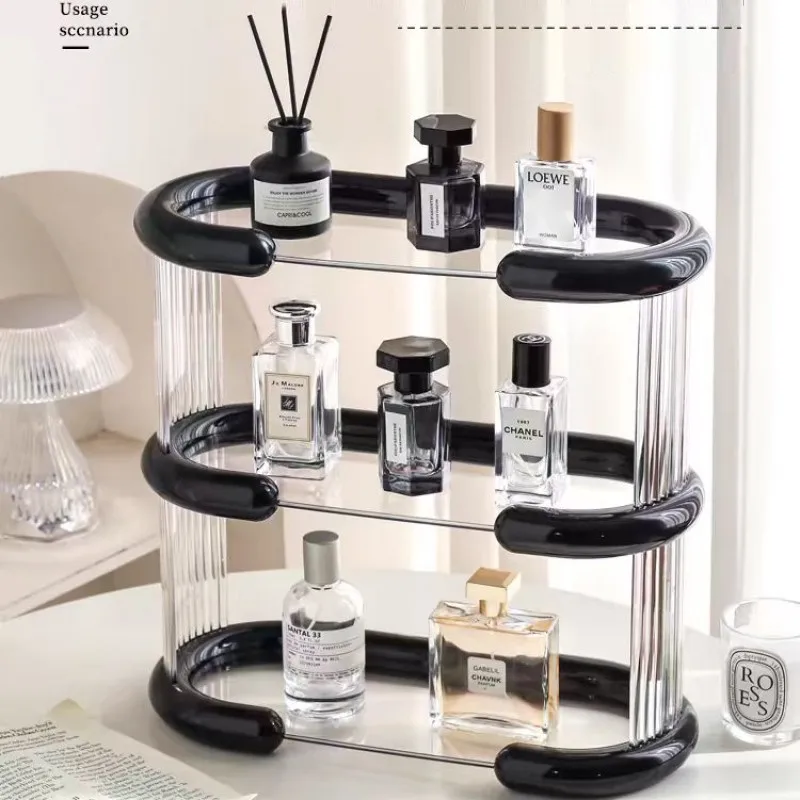3 Tier Acrylic Makeup Organizer Perfume Holder Rack Perfume Organizer for Dresser Spice Rack for Kitchen Cosmetic Display Tray
3 Tier Acrylic Makeup Organizer Perfume Holder Rack Perfume Organizer for Dresser Spice Rack for Kitchen Cosmetic Display Tray