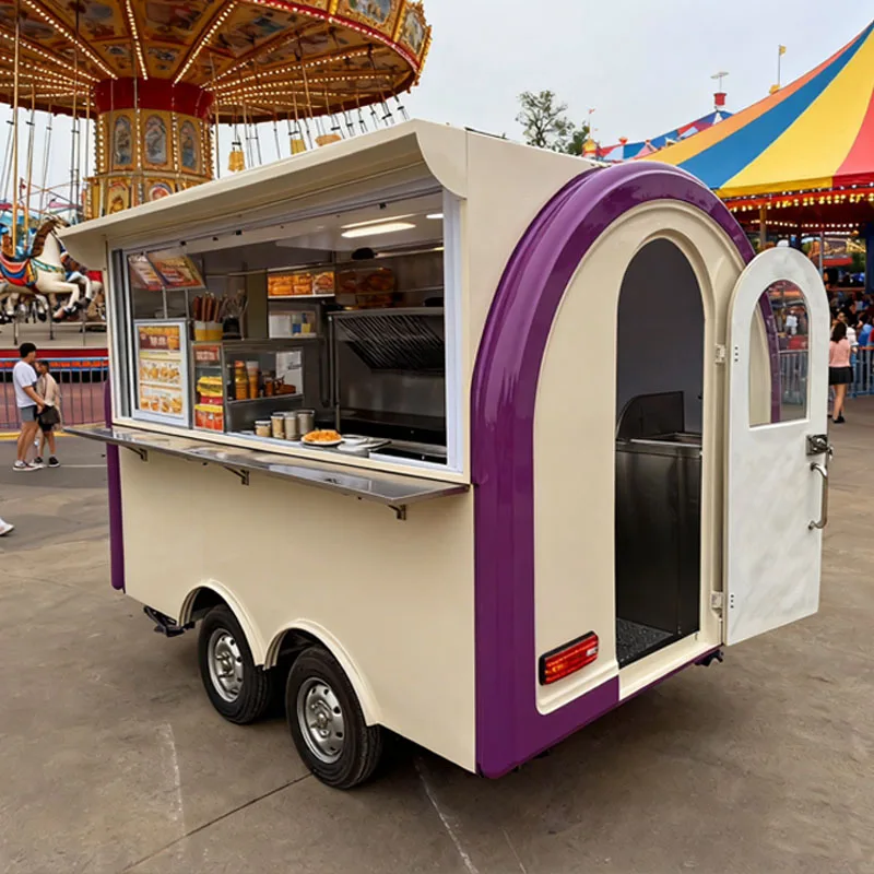 Mobile Food Cart Trailer Tacos Barbecue Popcorn French Fries Shawarma Petit Food Truck for Sale Europe
Mobile Food Cart Trailer Tacos Barbecue Popcorn French Fries Shawarma Petit Food Truck for Sale Europe