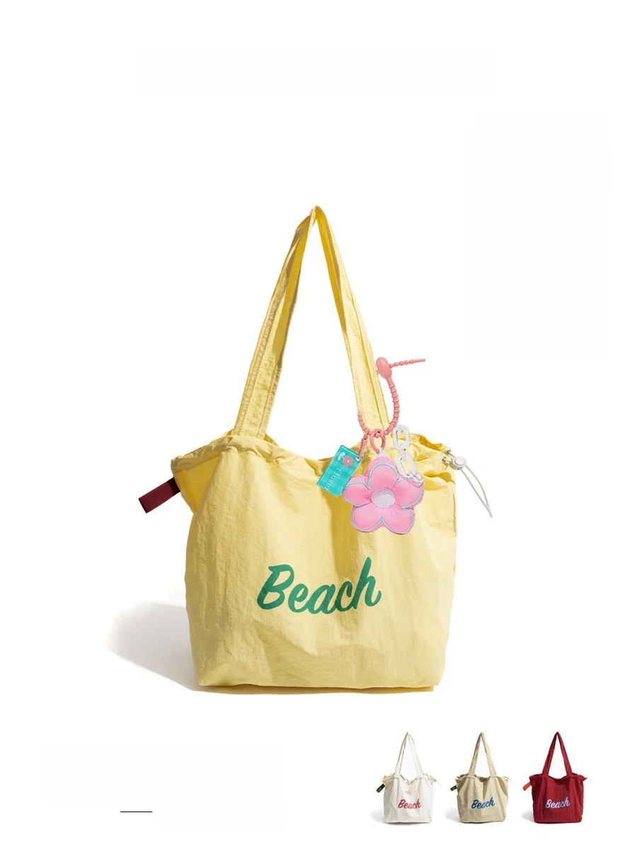 Yellow Canvas Drawstring Shoulder Bag Large Capacity Tote Bag Casual Style Women's Bag Orange Girl Brand Soft Handle Durable
Yellow Canvas Drawstring Shoulder Bag Large Capacity Tote Bag Casual Style Women's Bag Orange Girl Brand Soft Handle Durable