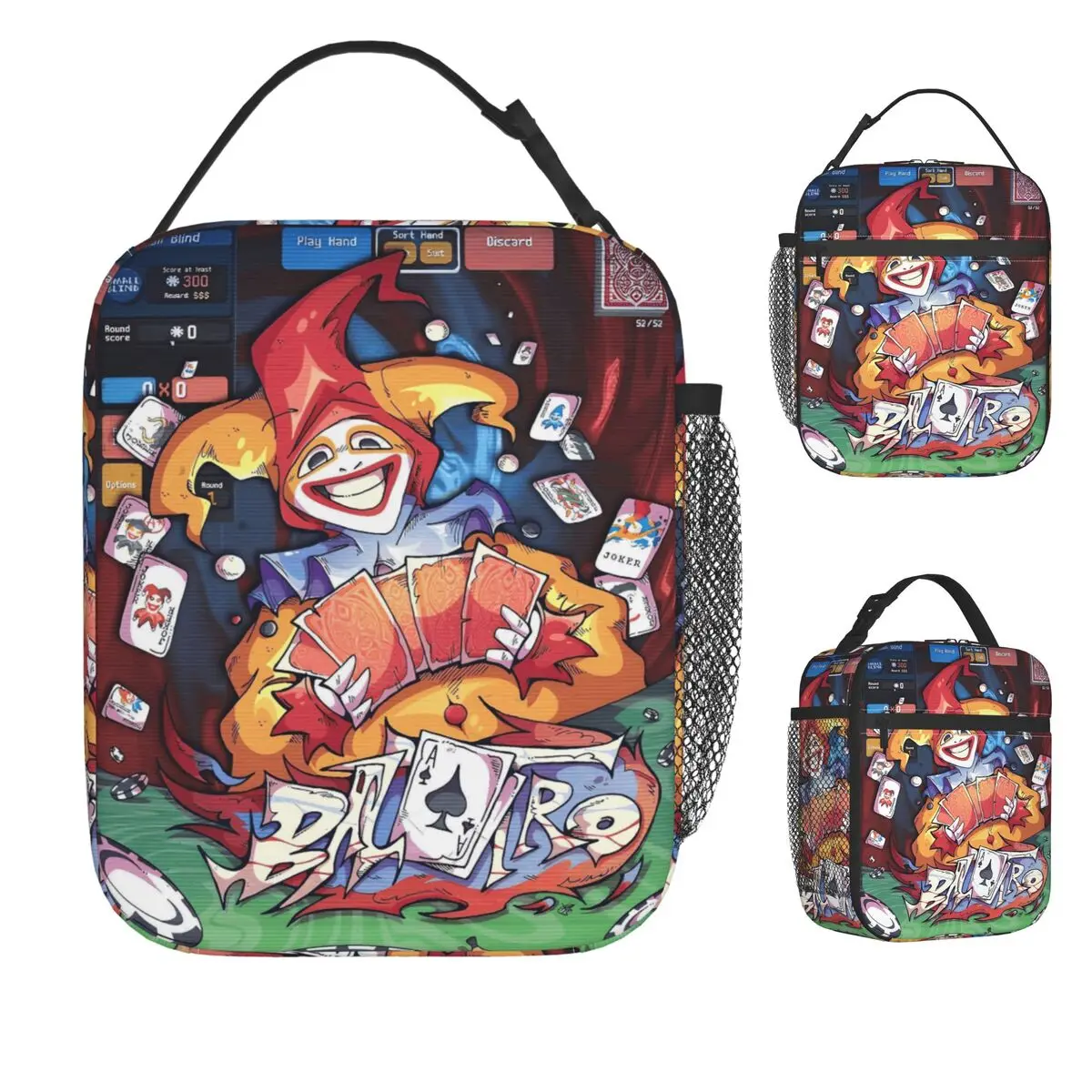 Сумка для обеда Balatro Game Забавный ланч-бокс для путешествий Удобные термосумки для обеда Дизайнерская сумка-холодильник
Сумка для обеда Balatro Game Забавный ланч-бокс для путешествий Удобные термосумки для обеда Дизайнерская сумка-холодильник