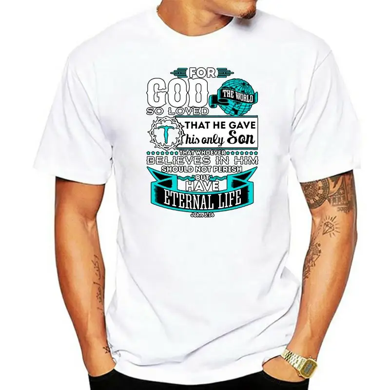 Custom Tshirt Men John 316 Christian Jesus Bible God Love T Shirt 2019 Plus Size 3Xl Casual T Shirt Mens Fashion Top Quality
Custom Tshirt Men John 316 Christian Jesus Bible God Love T Shirt 2019 Plus Size 3Xl Casual T Shirt Mens Fashion Top Quality