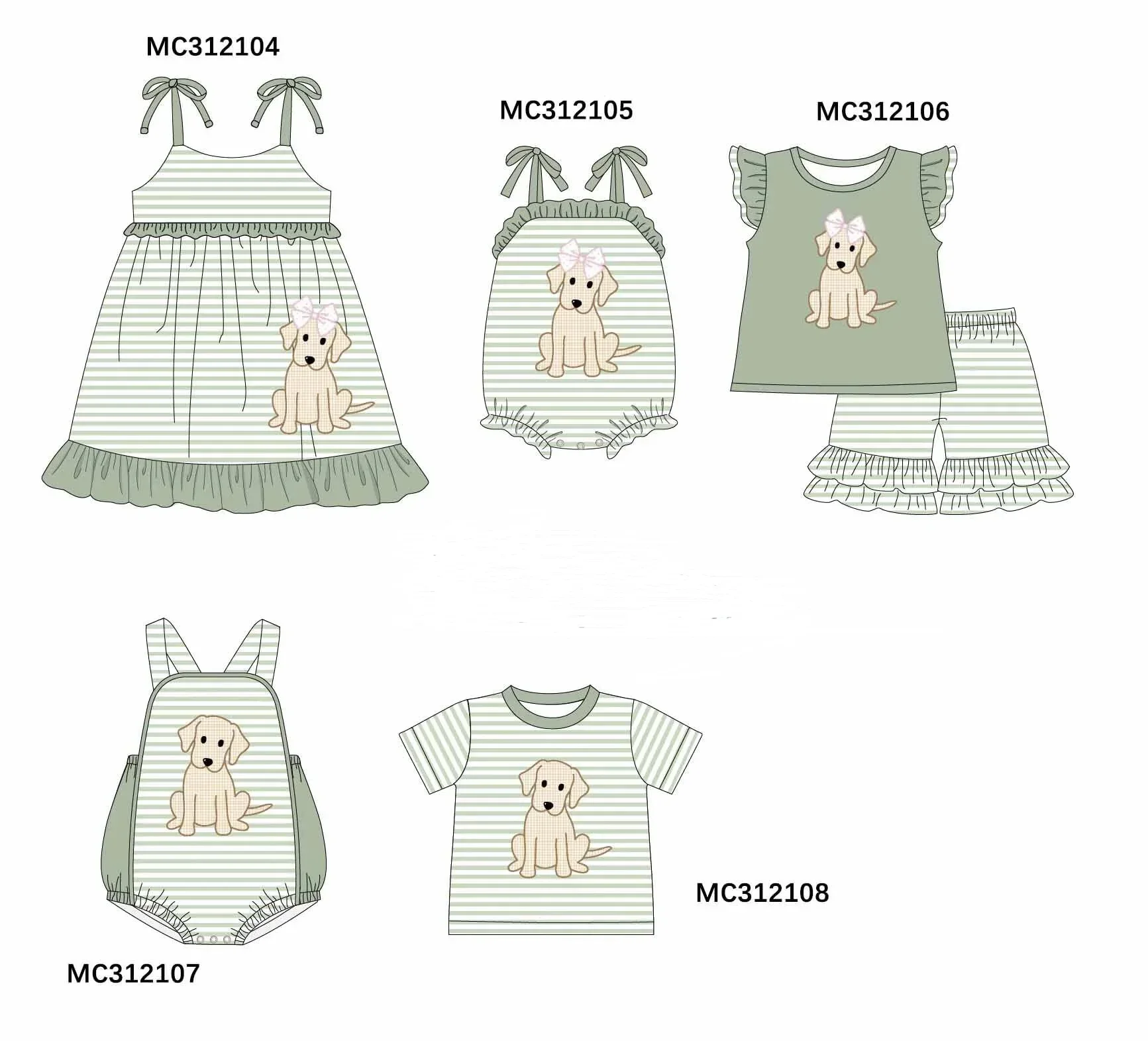 Boutique children's suit pearl puppy print shorts lace girls boys short-sleeved T-shirt set baby romper dress
Boutique children's suit pearl puppy print shorts lace girls boys short-sleeved T-shirt set baby romper dress