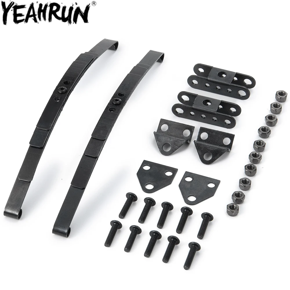 YEAHRUN 1 пара стальных листовых пружин, передняя и задняя подвеска для 1/10 RC Rock Crawler, детали для обновления RC-4WD D90
YEAHRUN 1 пара стальных листовых пружин, передняя и задняя подвеска для 1/10 RC Rock Crawler, детали для обновления RC-4WD D90