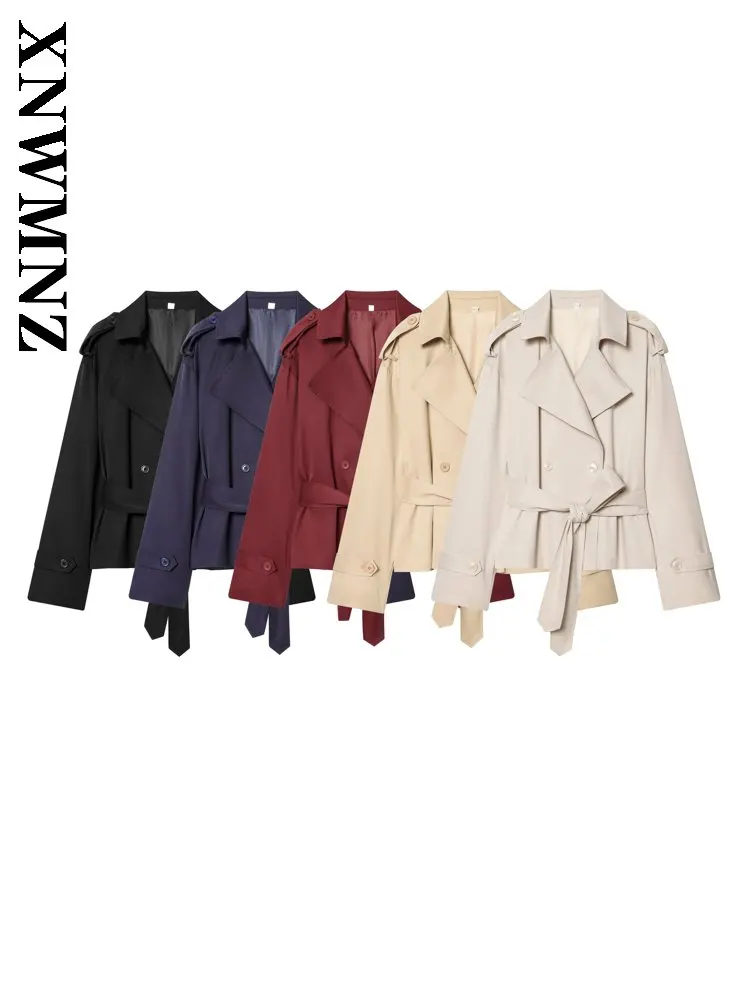 XNWMNZ 2026 Spring Woman Simple Casual Long Sleeve Short Trench Commuting Versatile Woman's Turn-down Collar Fashion Overcoat
XNWMNZ 2026 Spring Woman Simple Casual Long Sleeve Short Trench Commuting Versatile Woman's Turn-down Collar Fashion Overcoat