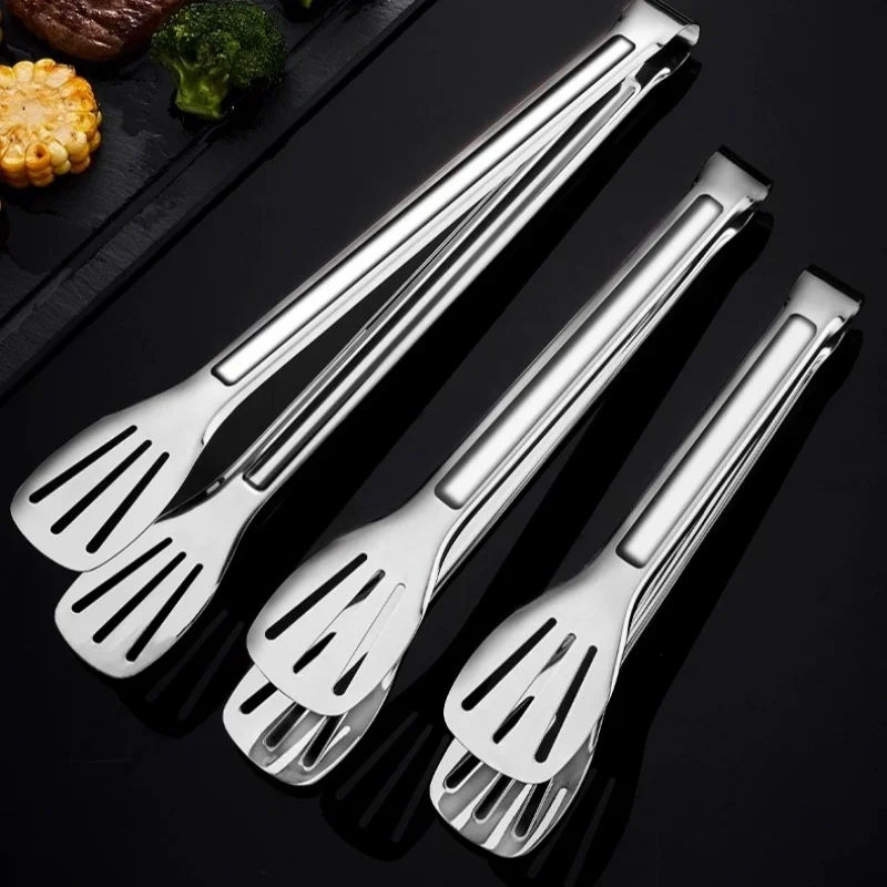 Stainless Steel Food Tongs - Heavy Duty Anti-Scald Kitchen Tongs for Grilling, Steak, Bread & Serving | Home & Commercial Use
Stainless Steel Food Tongs - Heavy Duty Anti-Scald Kitchen Tongs for Grilling, Steak, Bread & Serving | Home & Commercial Use