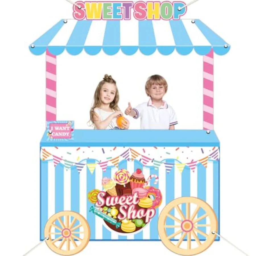 Sweet Shop Shaped Photo Prop Candy Theme Birthday Party Decor 60 x 48inch Fabric Sweet Photo Booth Frame Hanging Backdrop Banne
Sweet Shop Shaped Photo Prop Candy Theme Birthday Party Decor 60 x 48inch Fabric Sweet Photo Booth Frame Hanging Backdrop Banne