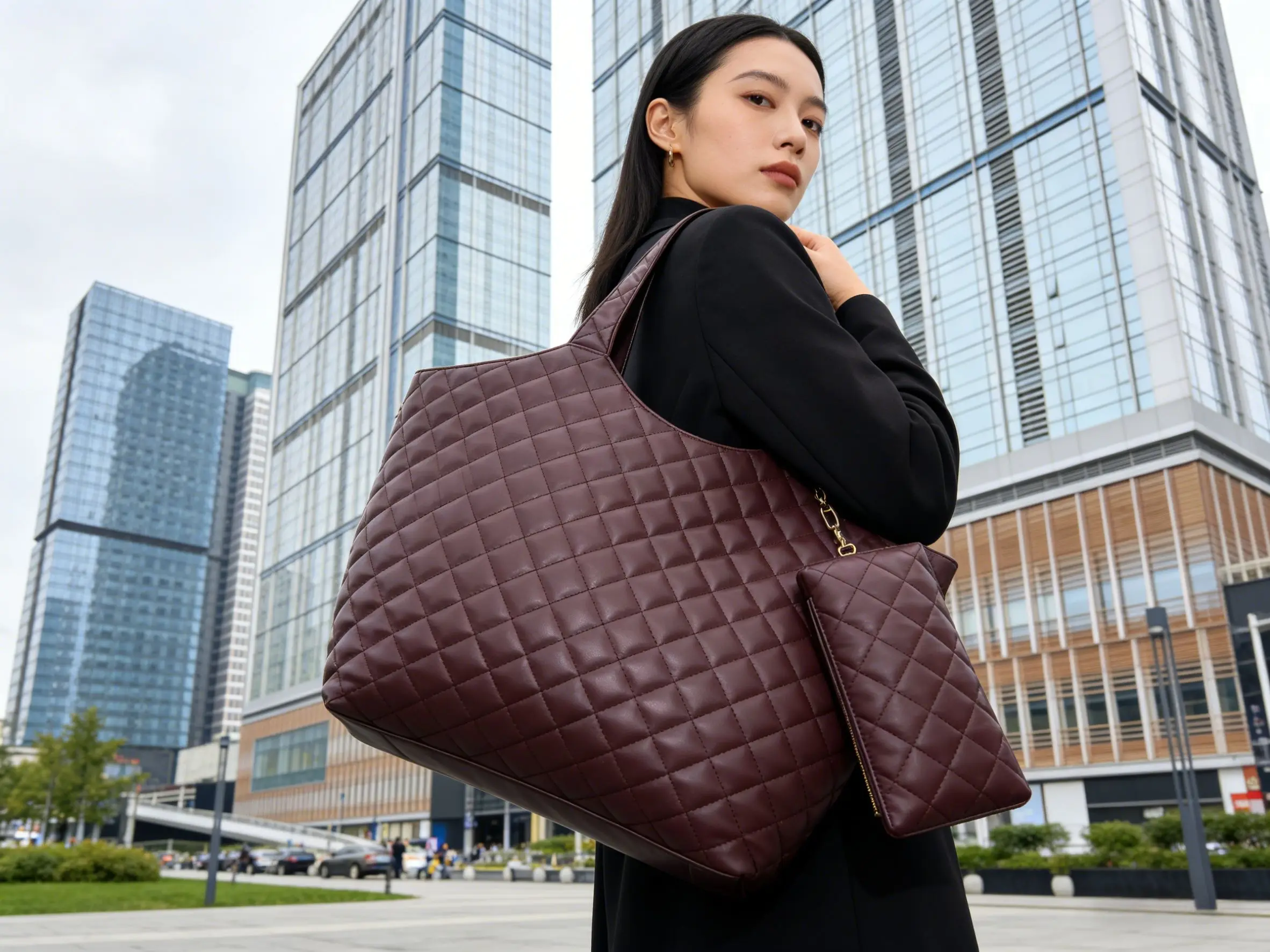 Luxury high-quality leather plaid women's handbag, fashionable design, single-shoulder bag, large-capacity crossbody bag
Luxury high-quality leather plaid women's handbag, fashionable design, single-shoulder bag, large-capacity crossbody bag